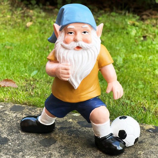 Yellow Top Footballer Gnome