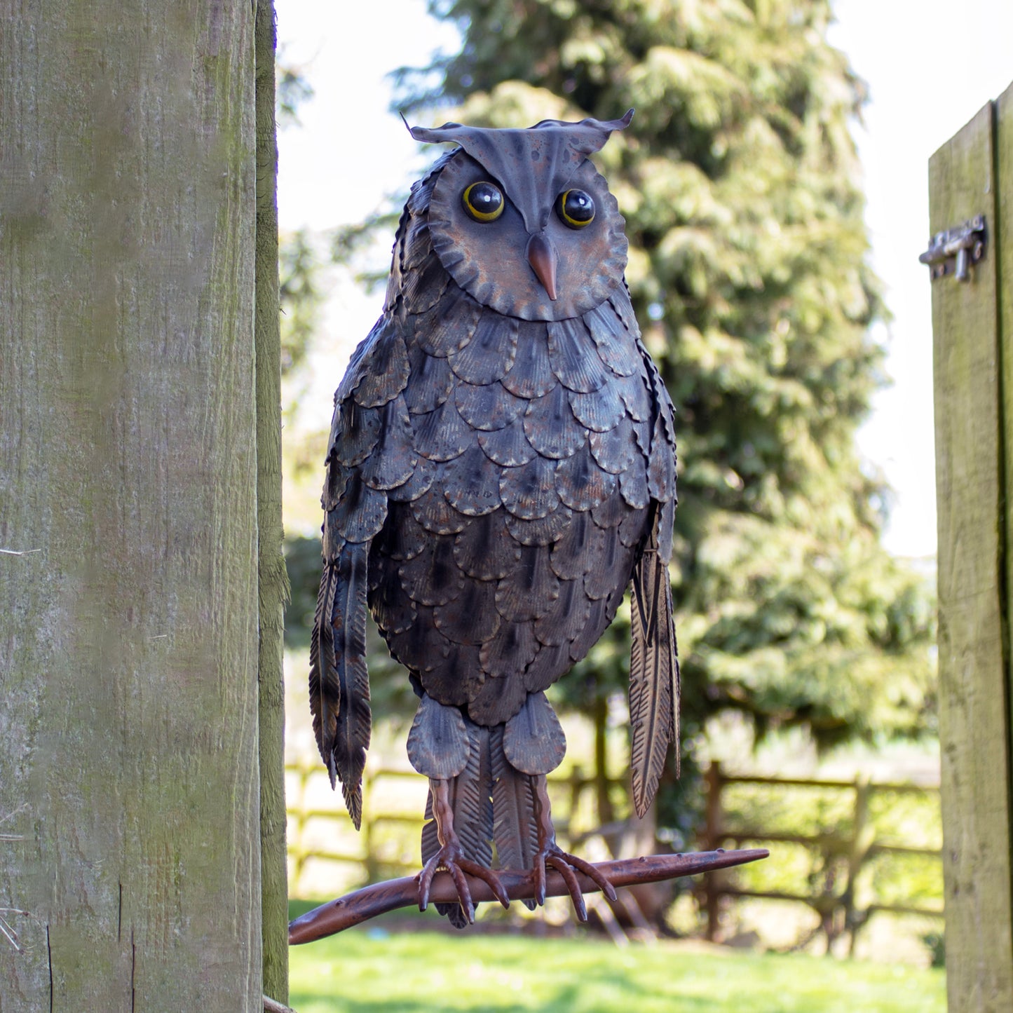 Metal Owl Wall Decoration