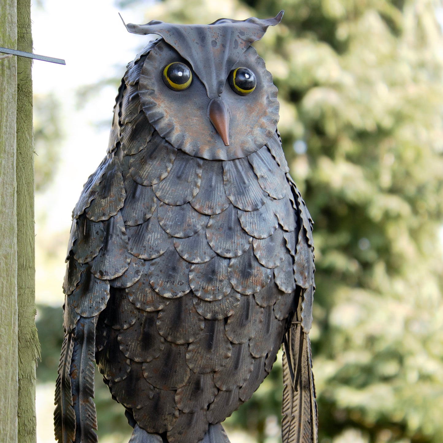 Metal Owl Wall Decoration