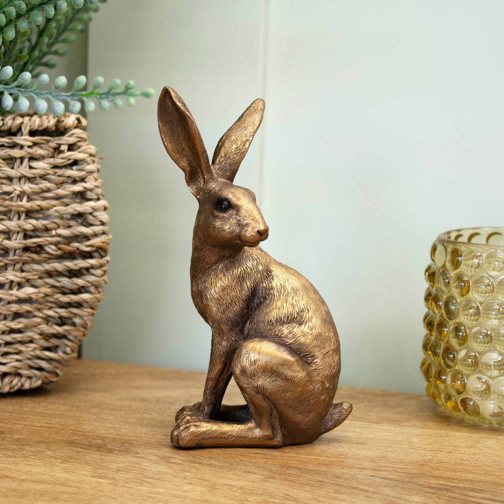 Bronze March Hare Ornament