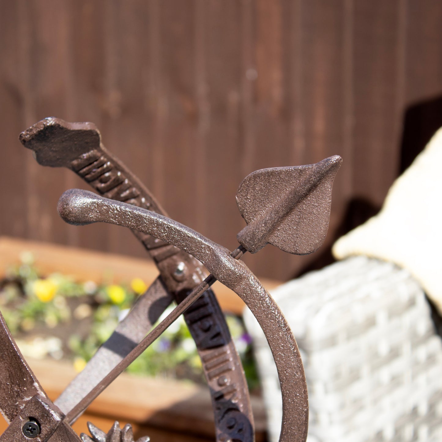 Cast Iron Armillary Sphere Sundial