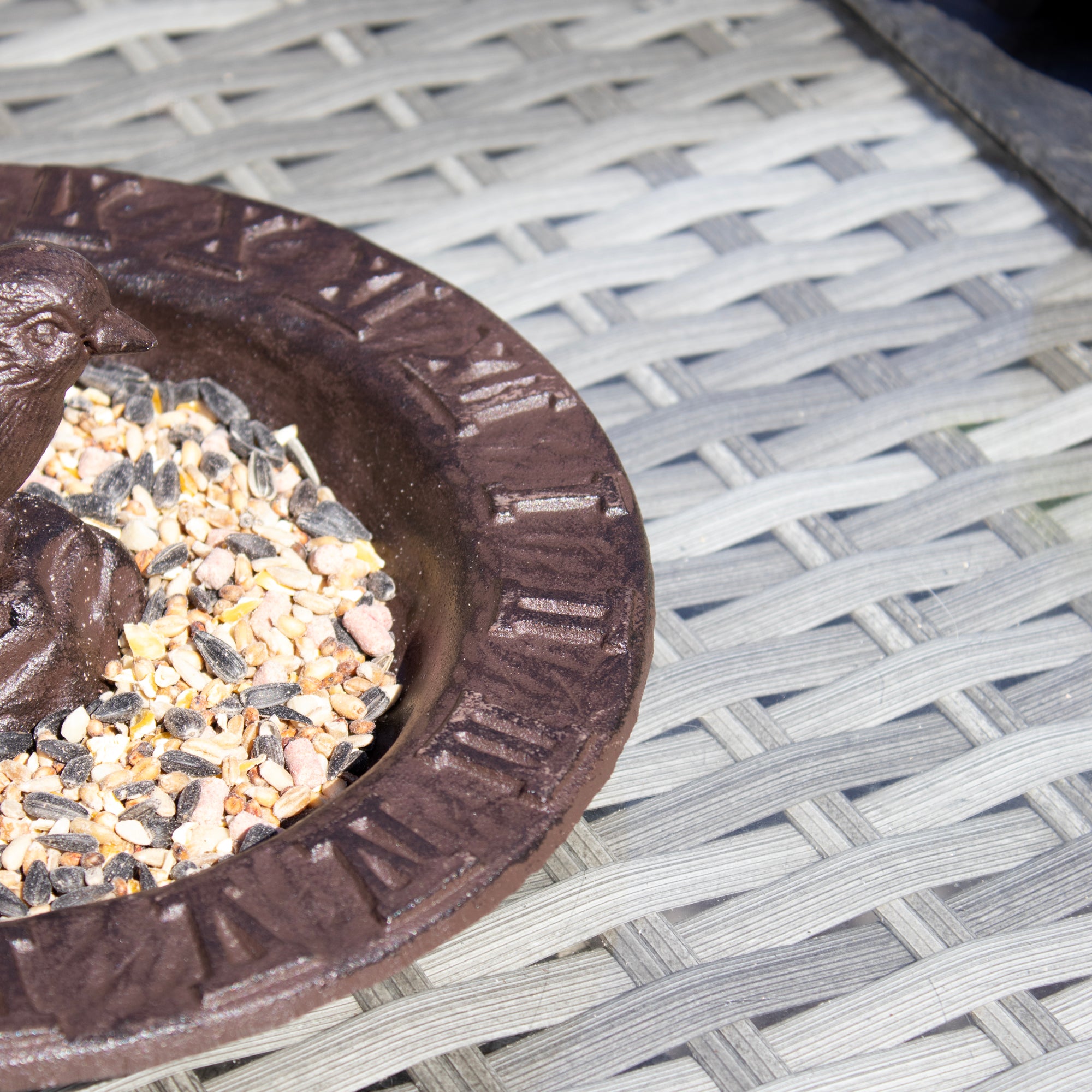 Cast Iron Sundial Bird Bath