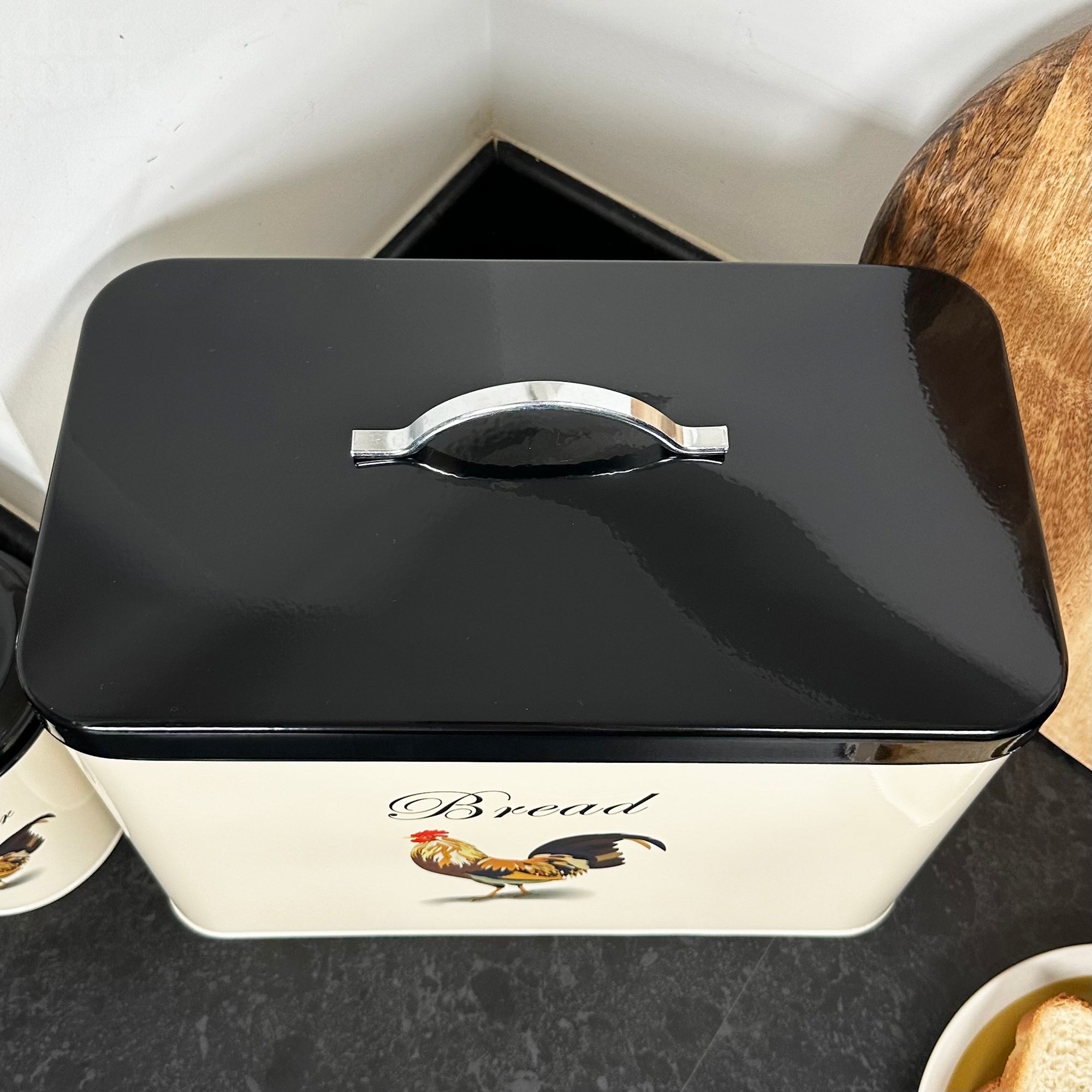 Large Cockerel Bread Bin