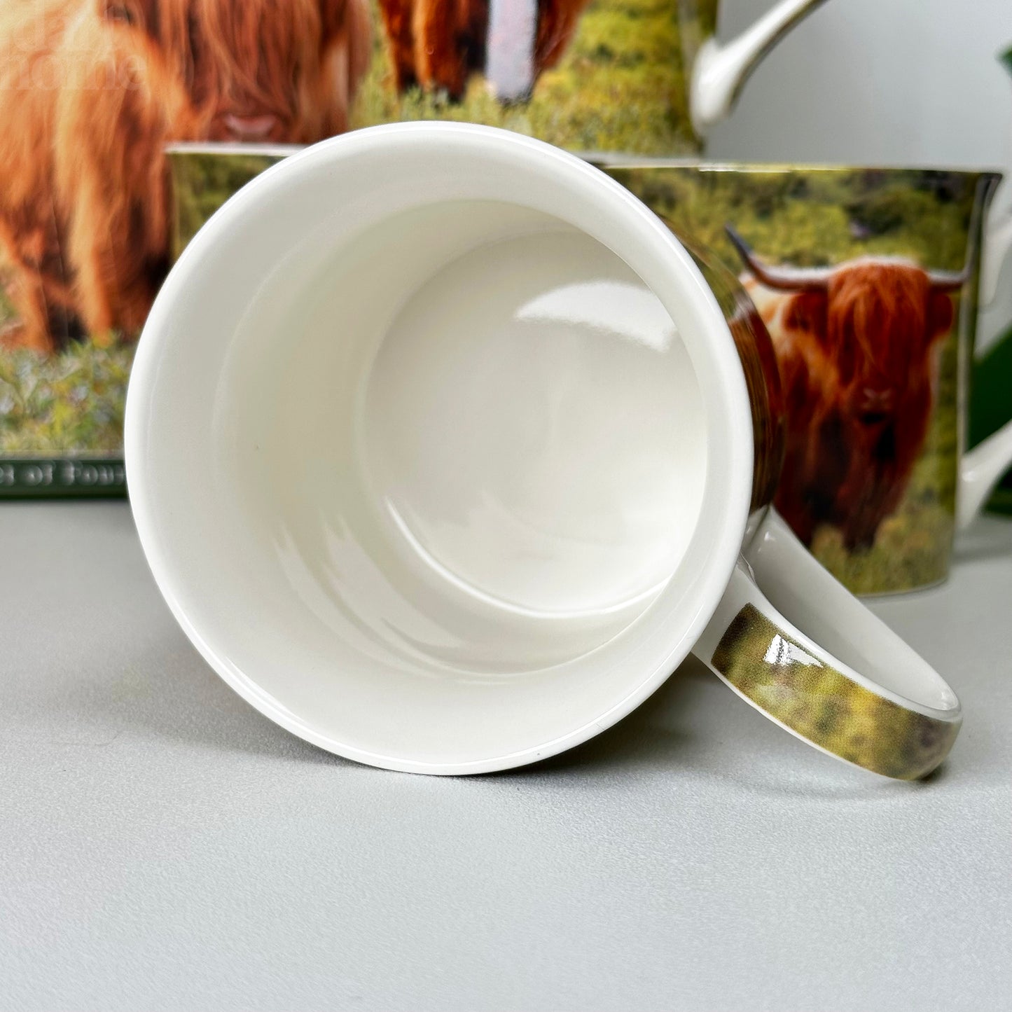 Highland Cow Mugs Giftboxed 300ml