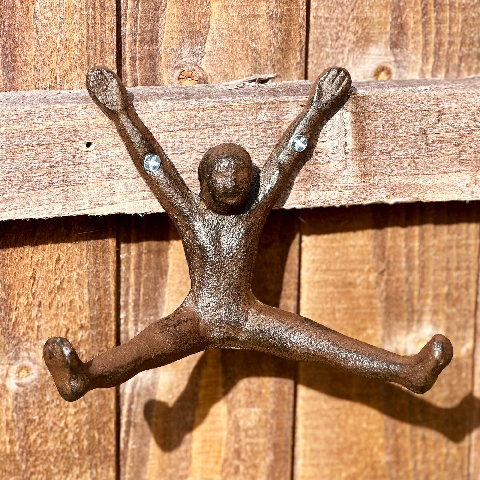 Cast Iron Man Double Hook