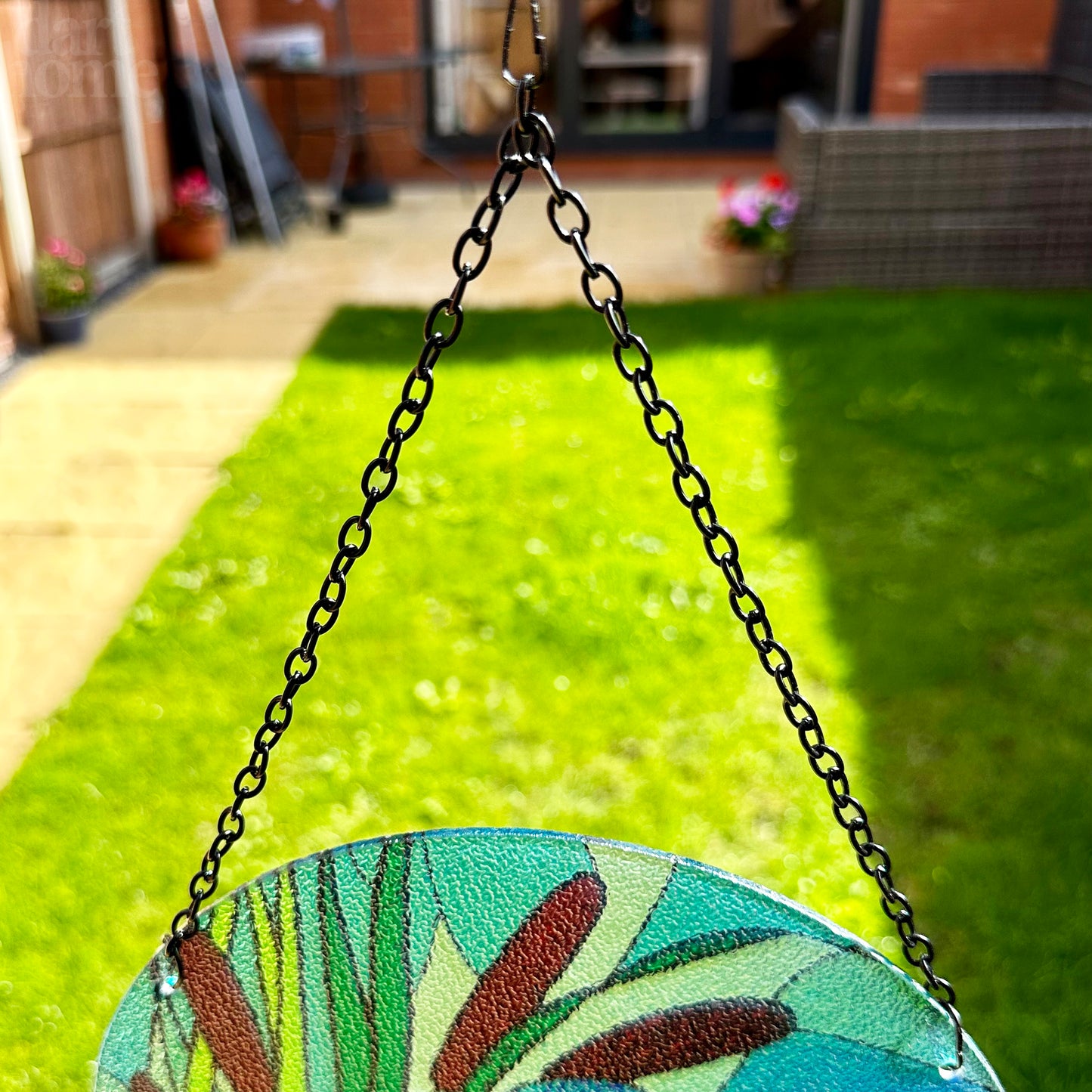 Kingfisher Stained Glass Suncatcher
