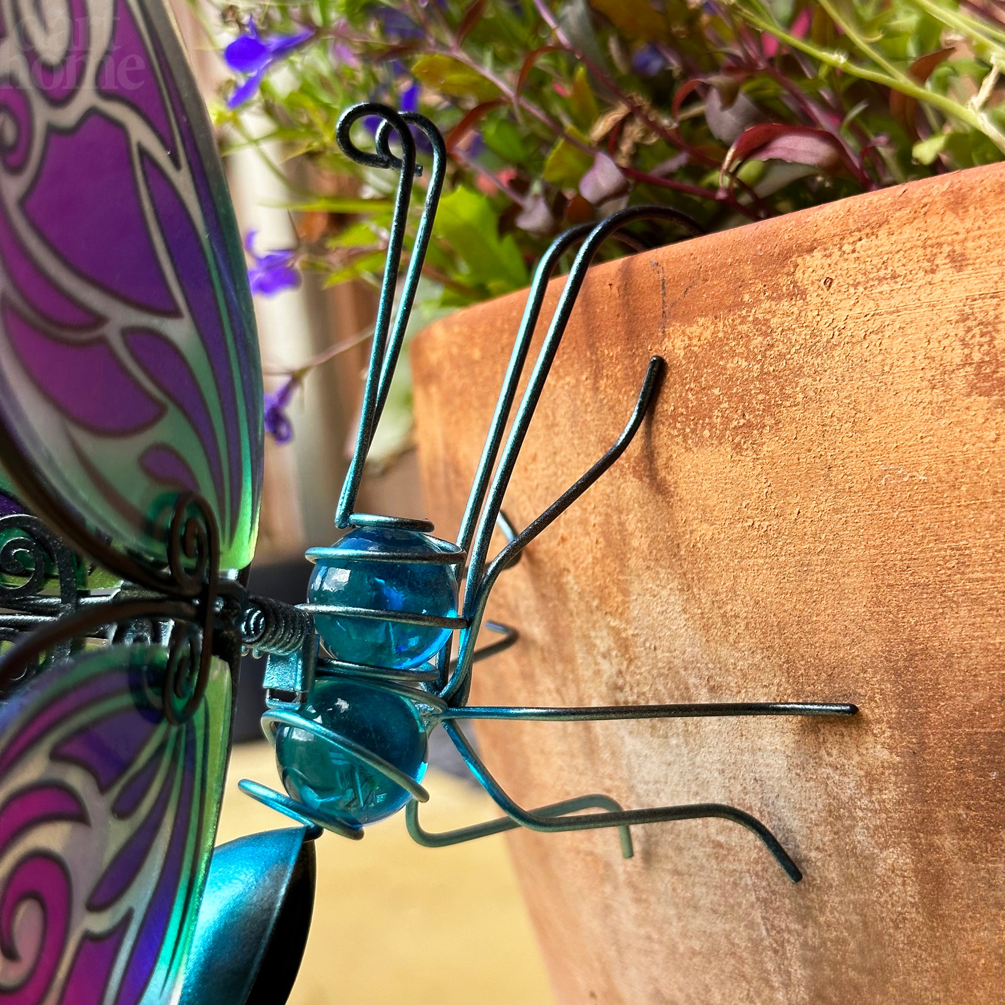 Blue Butterfly Pot Hanger