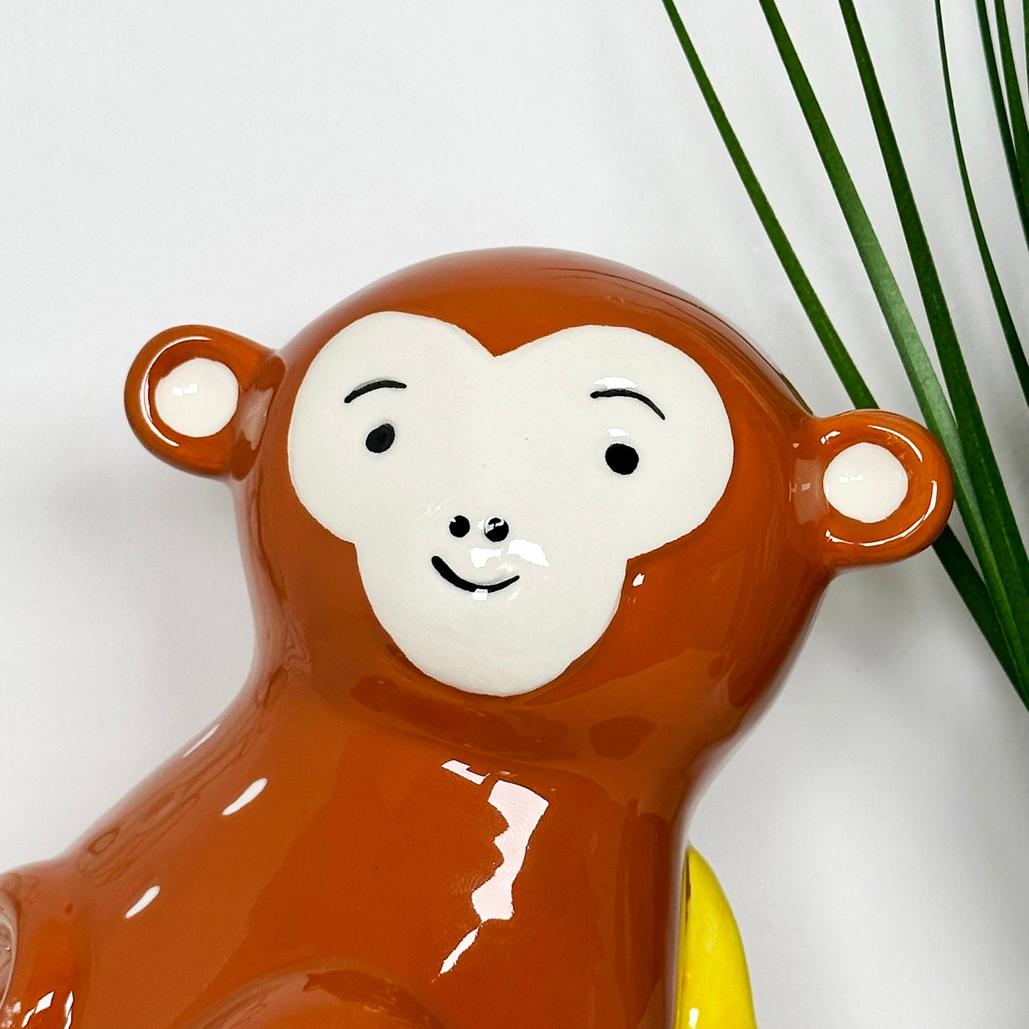 Monkey With Banana Money Bank