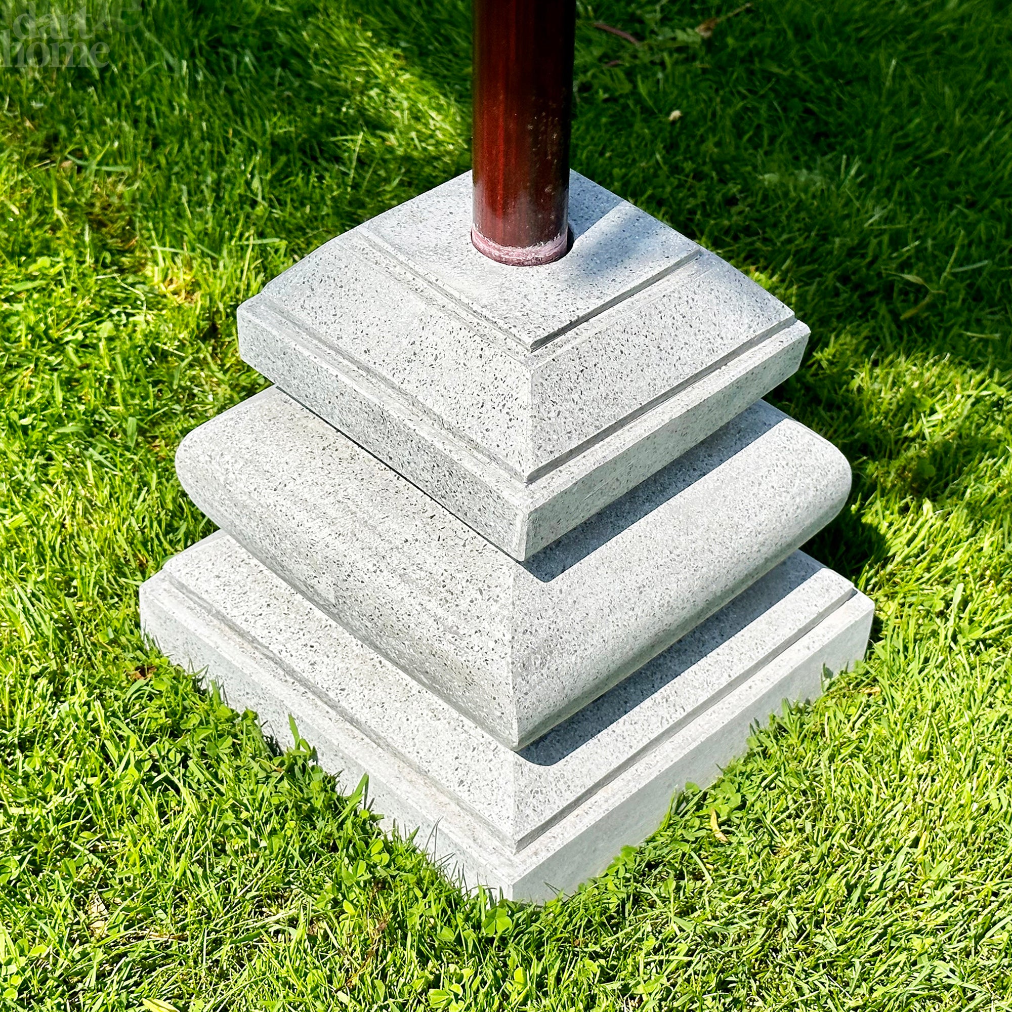 Grey Terrazzo Bali Parasol Base 18kg