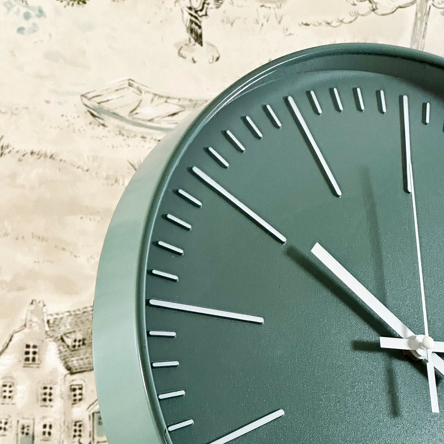 Teal Green Wall Clock