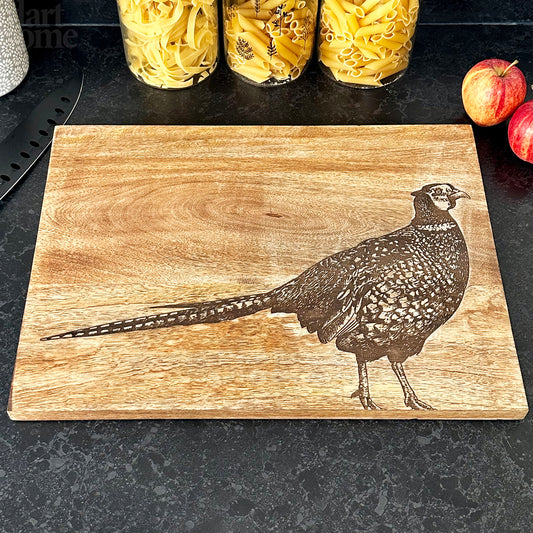 Pheasant Mango Wood Chopping Board