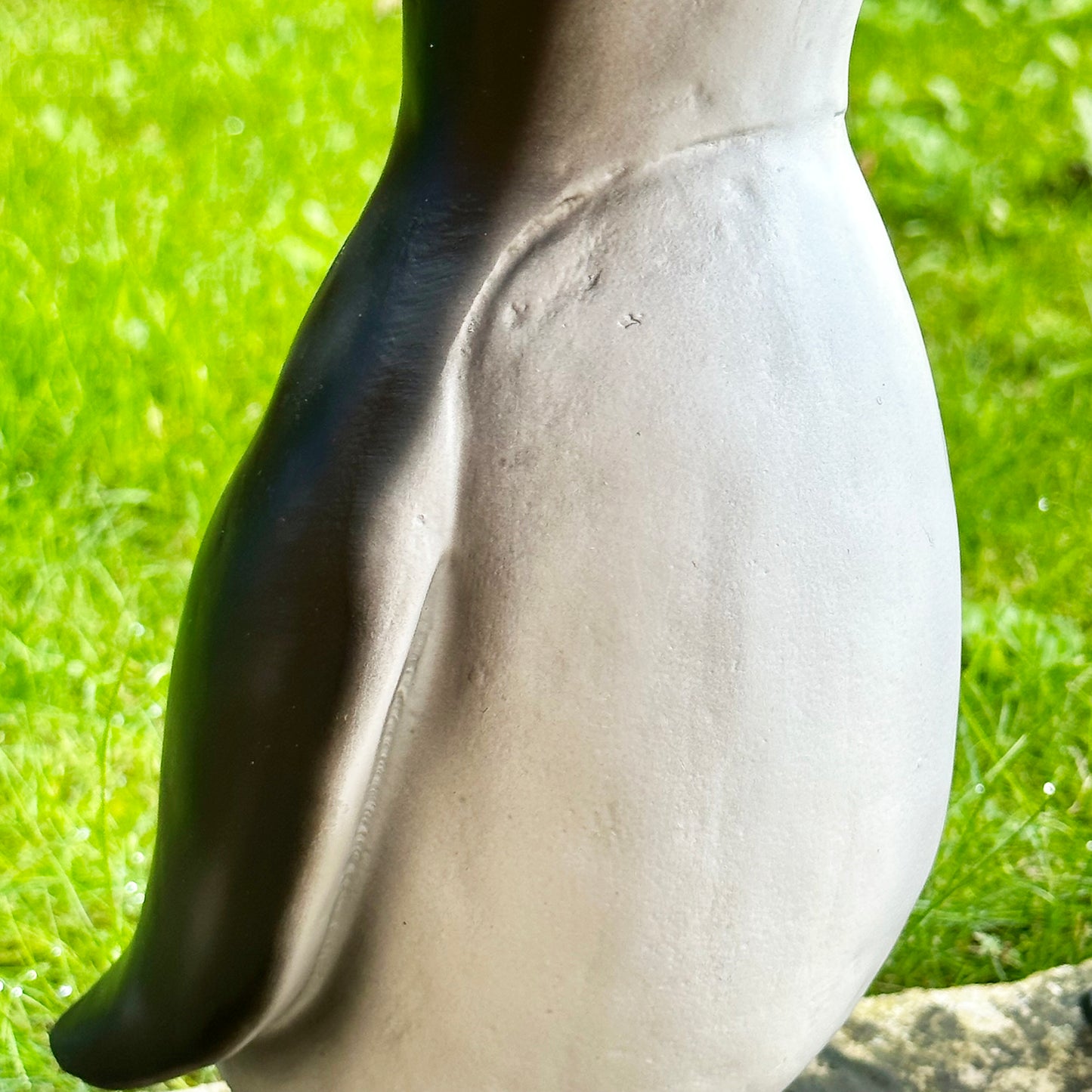 Paar Pinguin-Gartenornamente