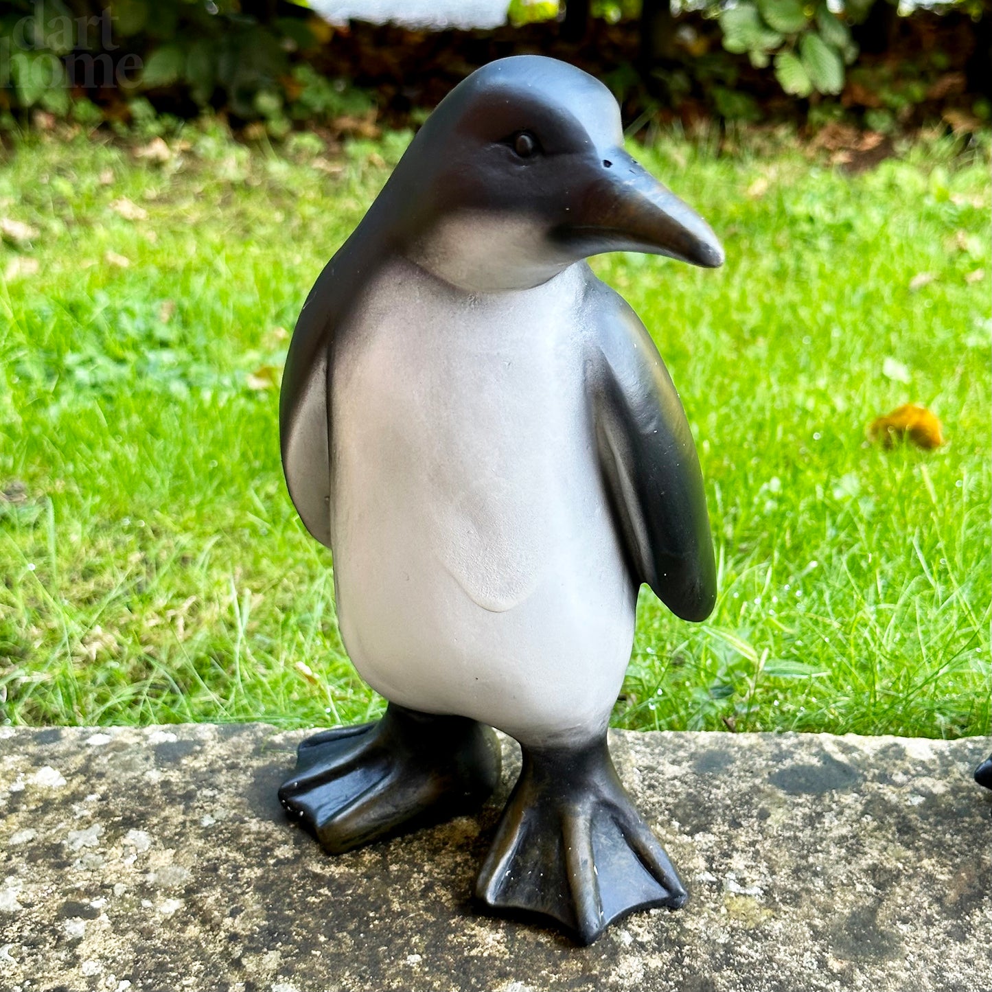 Paar Pinguin-Gartenornamente