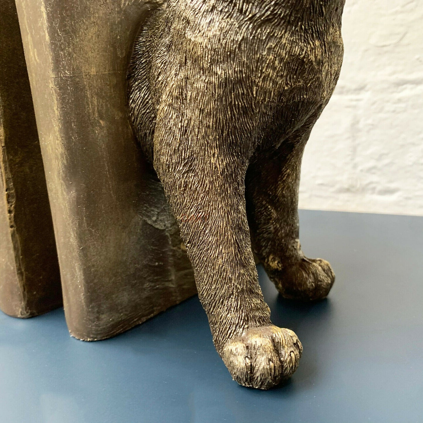 Gold Cat Bookends Set Of 2