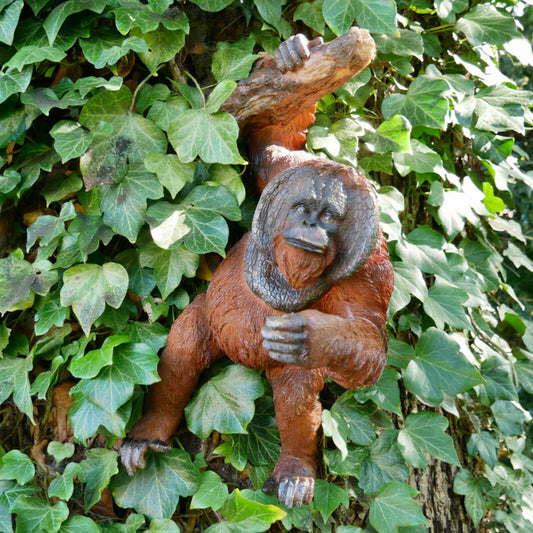 Hanging Orangutan Garden Sculpture