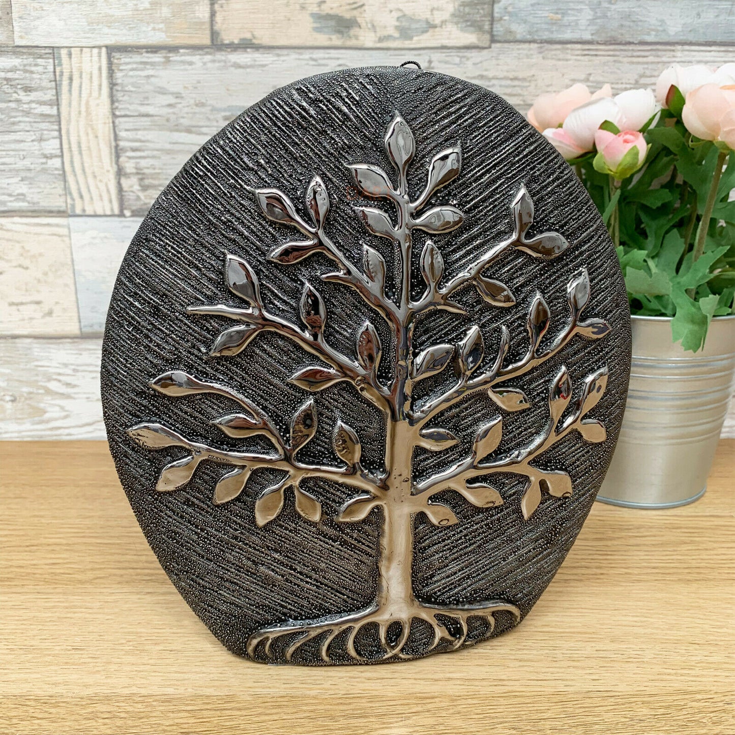 Round Ceramic Tree Of Life Vase