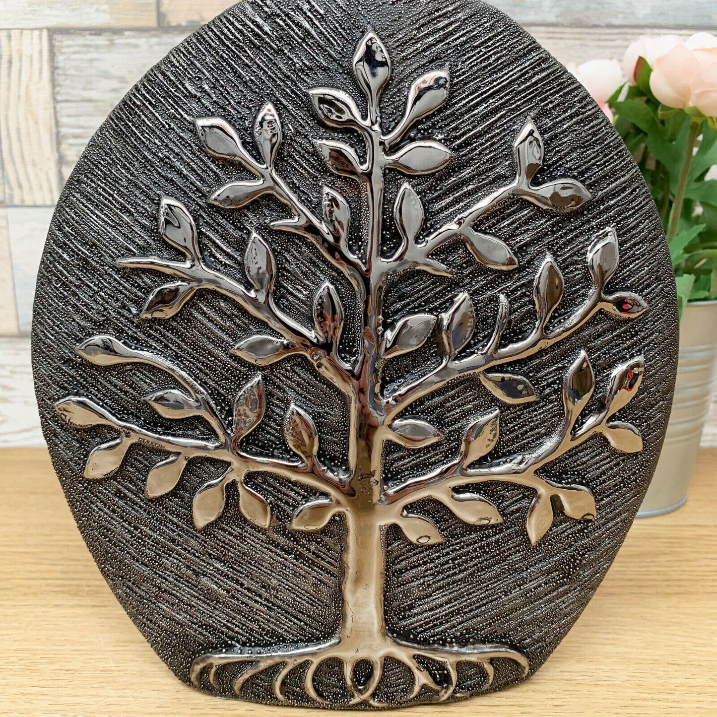 Round Ceramic Tree Of Life Vase