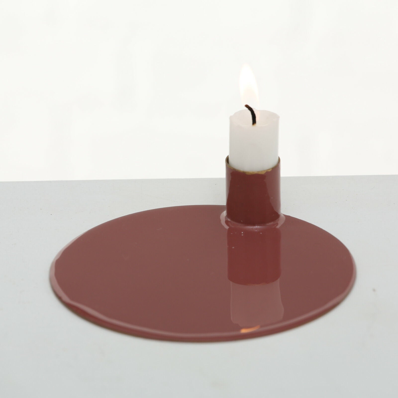 Metallic-Pink-Kerzenhalter im 3er-Set