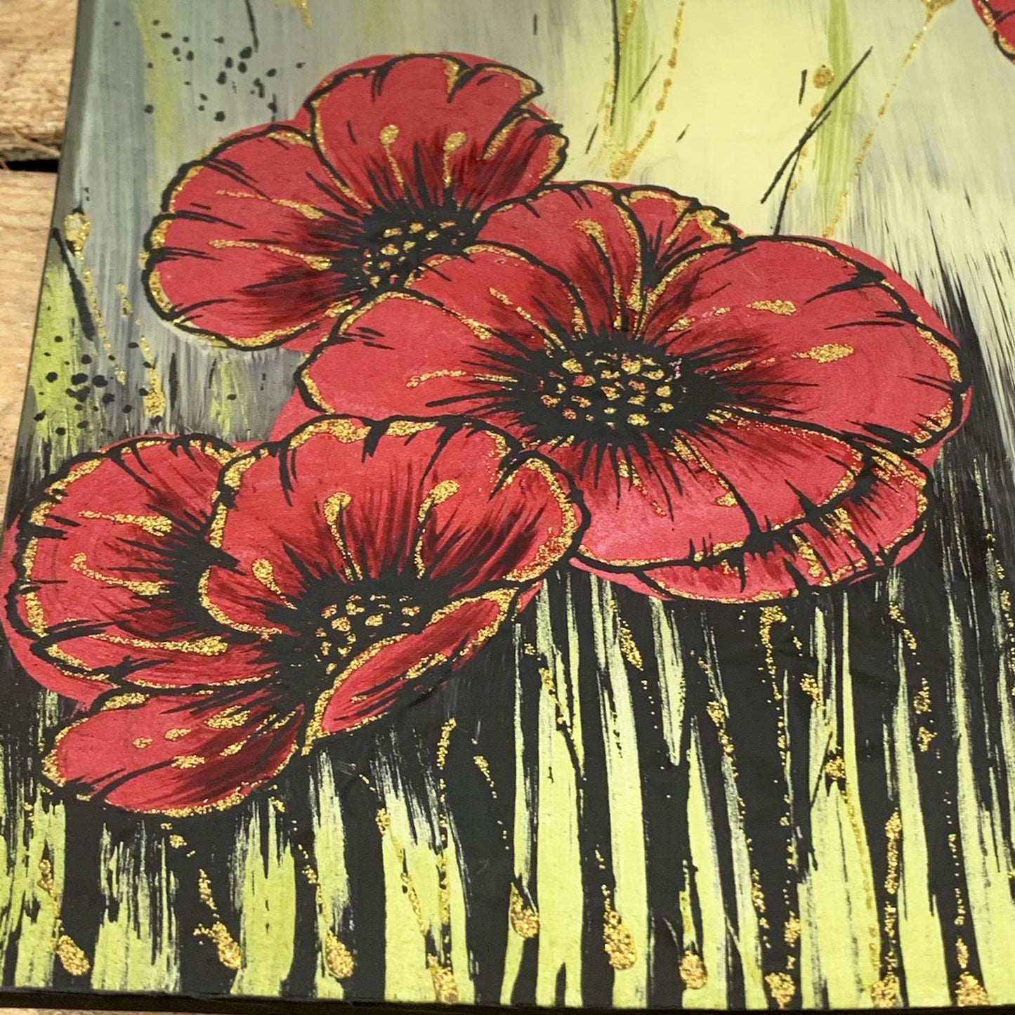 Red Poppy Decorative Plate