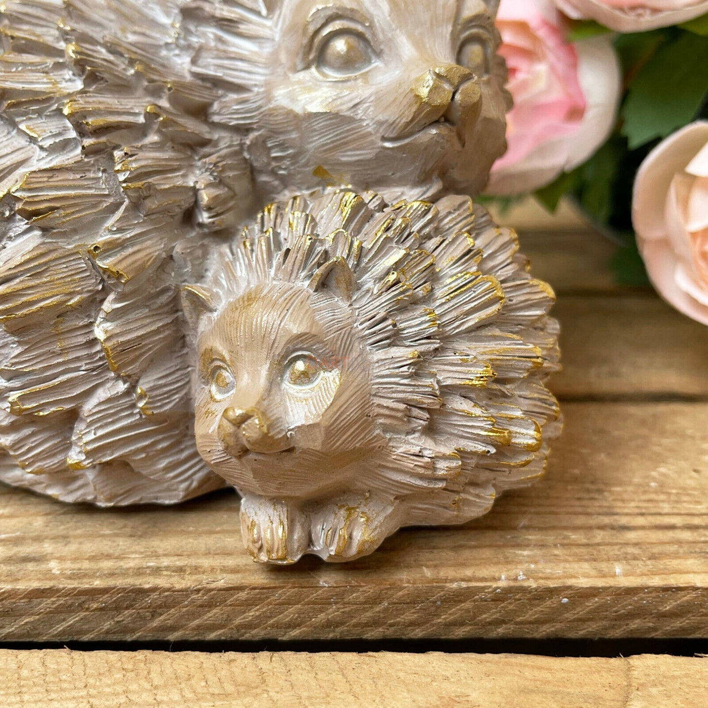 Treibholz Igel & Baby Ornament