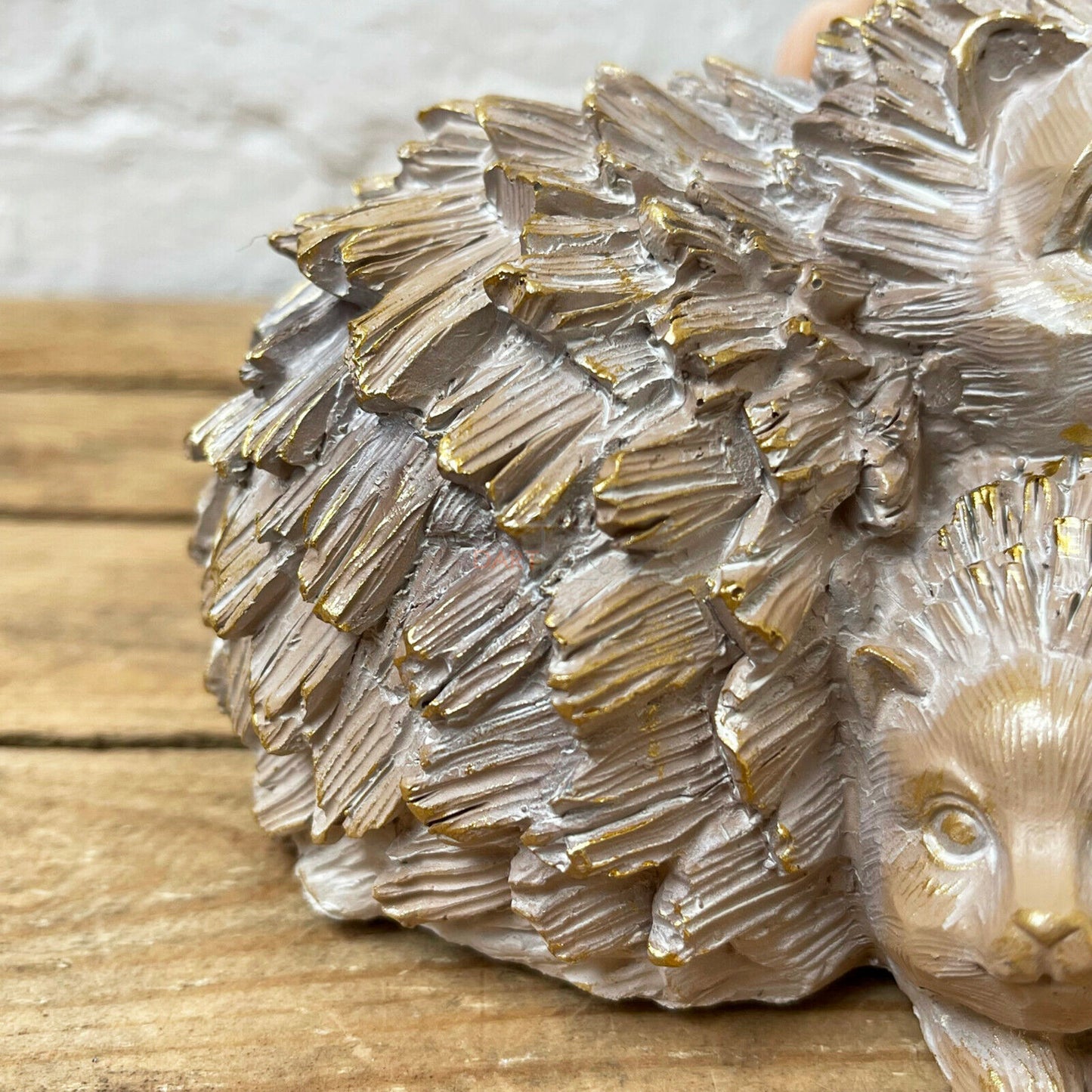 Treibholz Igel & Baby Ornament