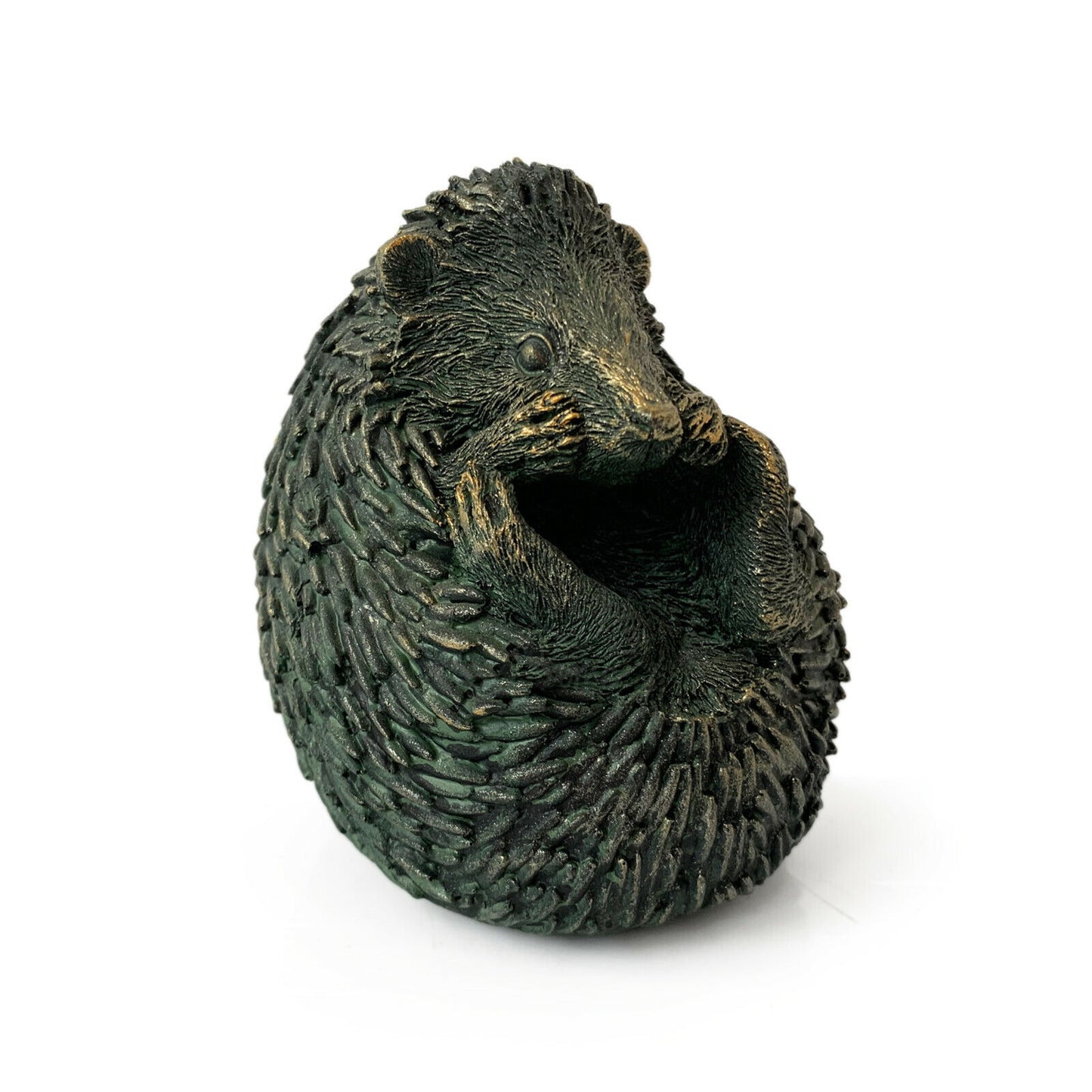 Bronzene Baby-Igel-Figur