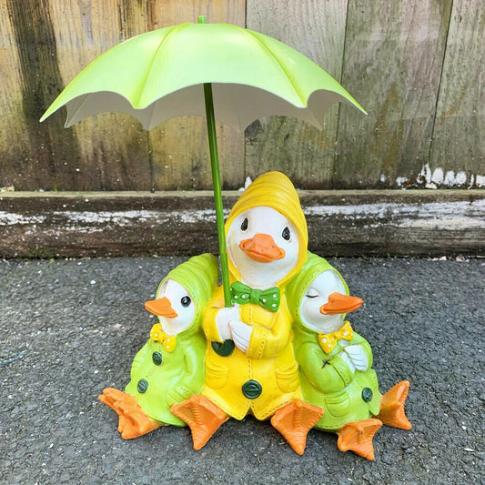 Puddle Duck Family Figurine