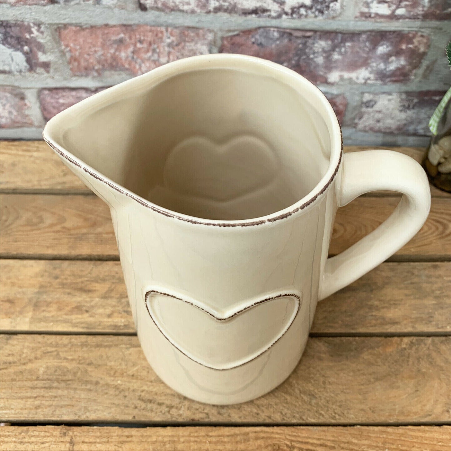 Ceramic Heart Jug Vase