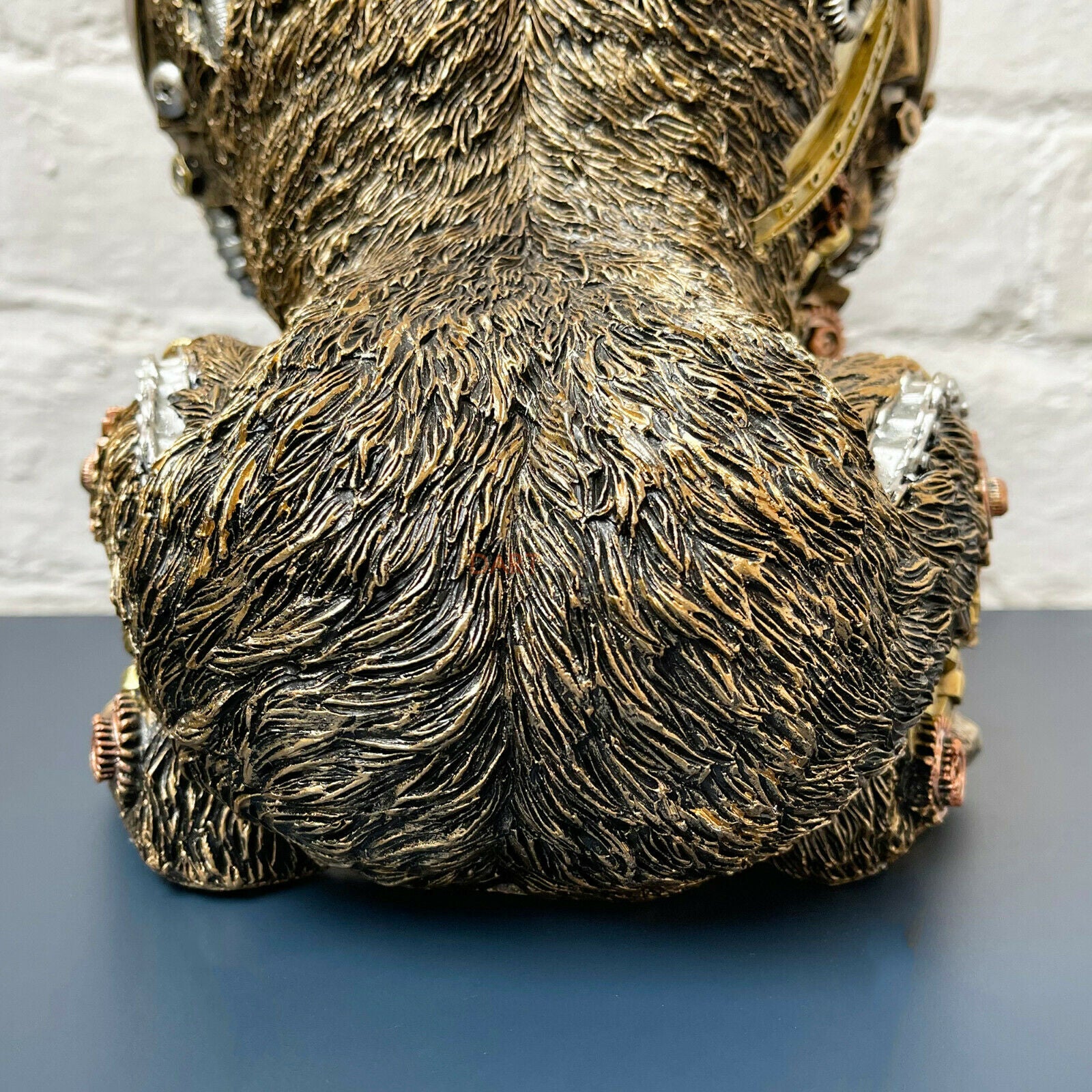 Goldenes Steampunk-Gorilla-Ornament
