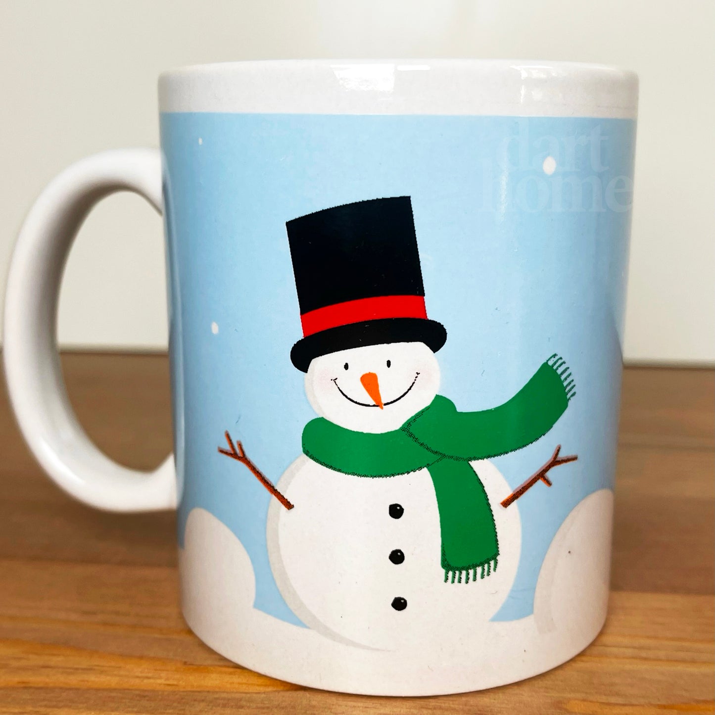 Pale Blue Christmas Mugs Assorted Set Of 3