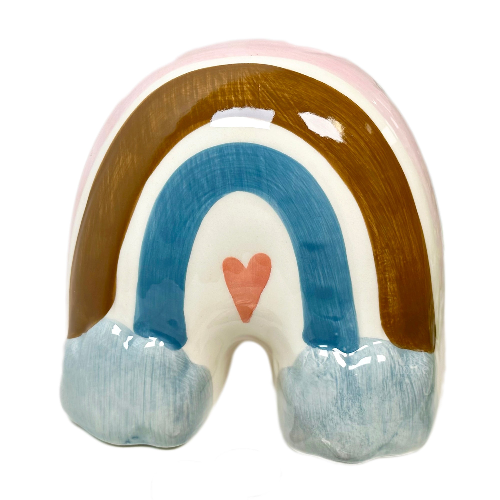 Regenbogen-Spardose aus Keramik