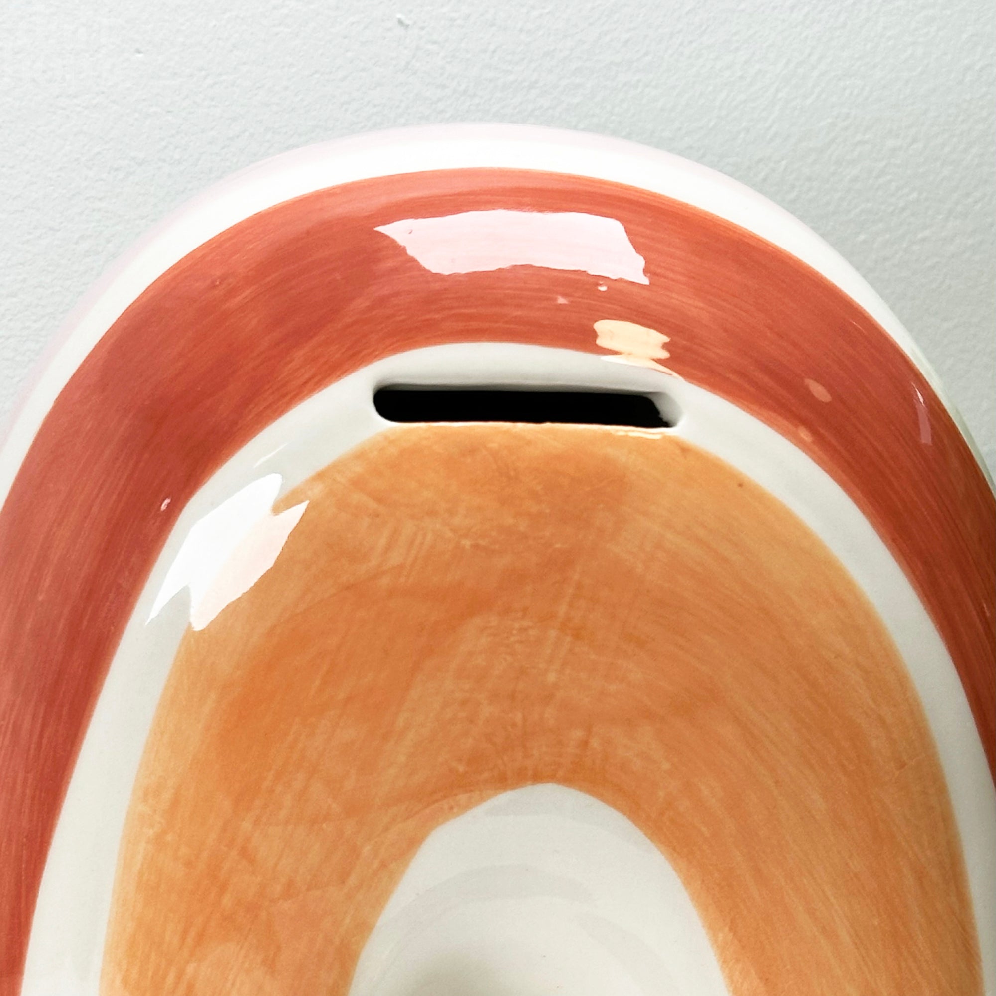 Regenbogen-Spardose aus Keramik