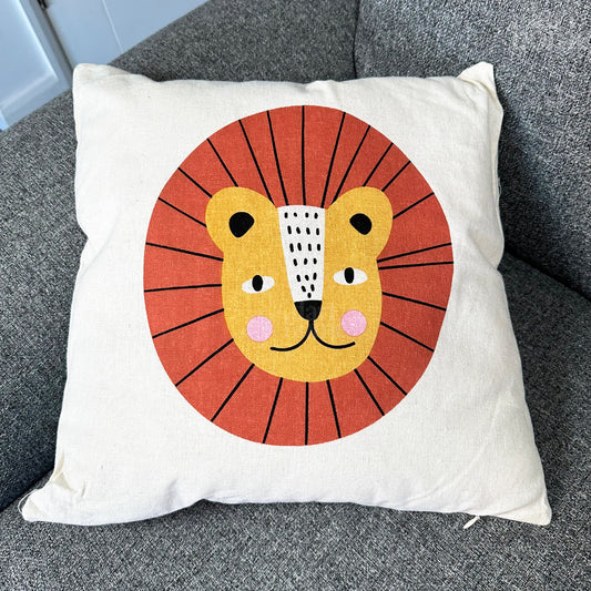 Safari Childrens Cushion - Lion