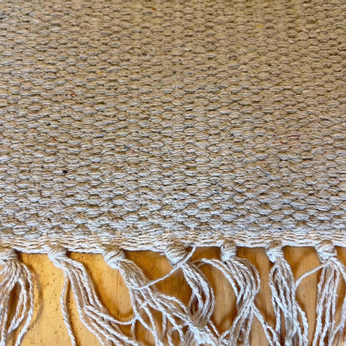 Light Grey Two Tone Rug