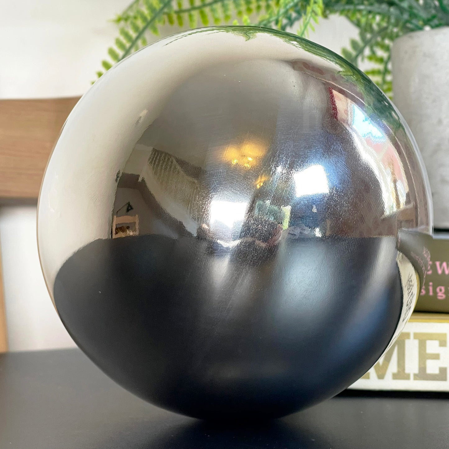 Chrome Decorative Galaxy Ball Ornament 11x11cm