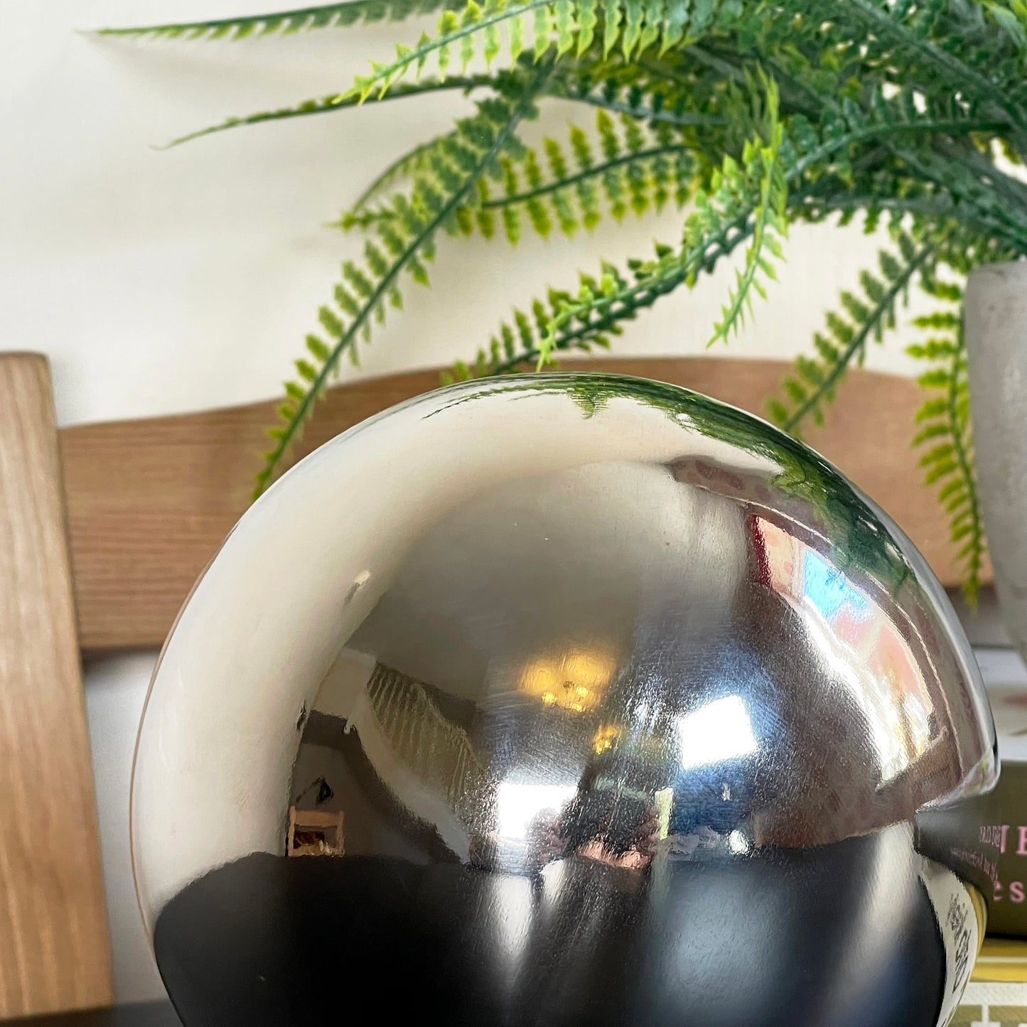 Chrome Decorative Galaxy Ball Ornament 11x11cm