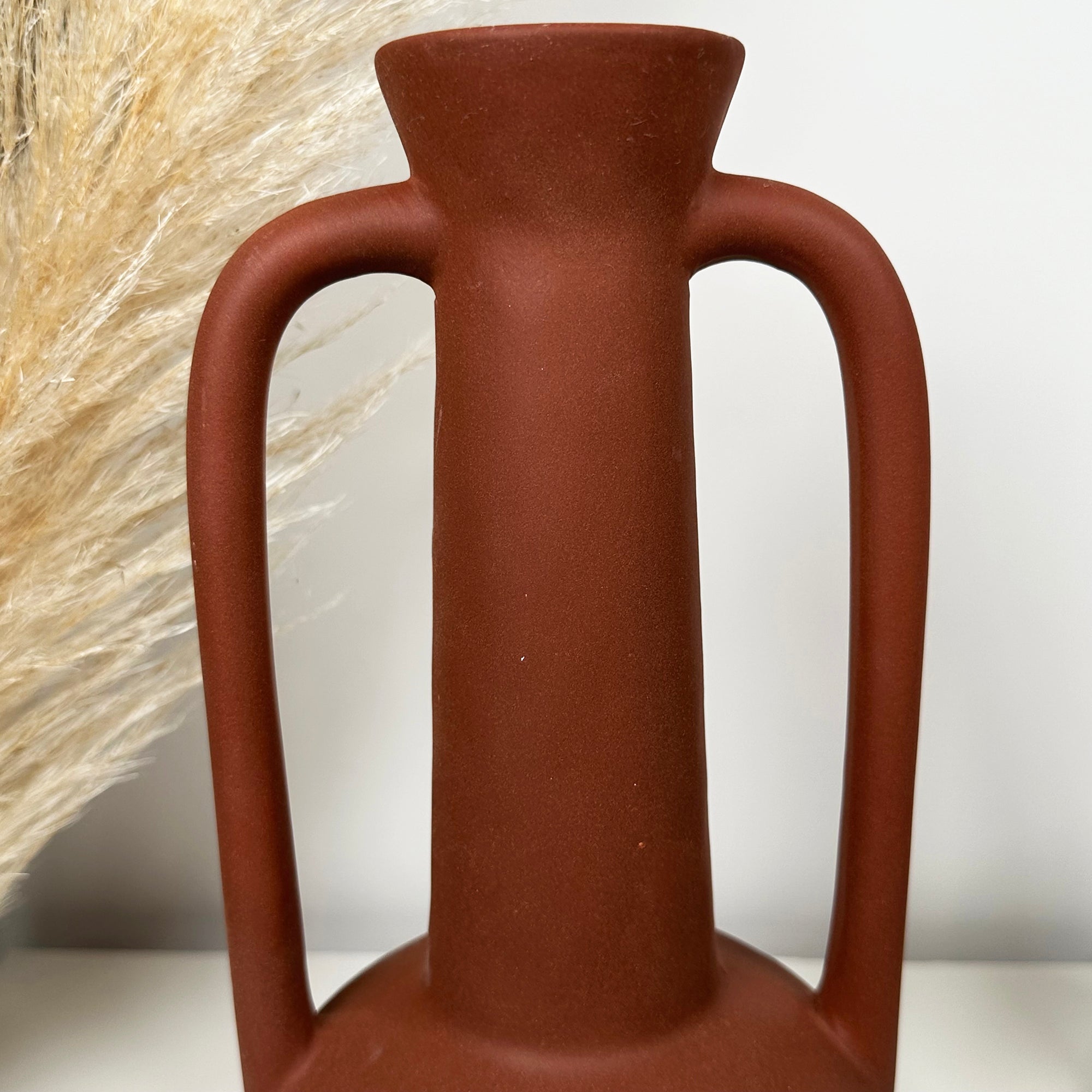 Tall Brown Vase Urn