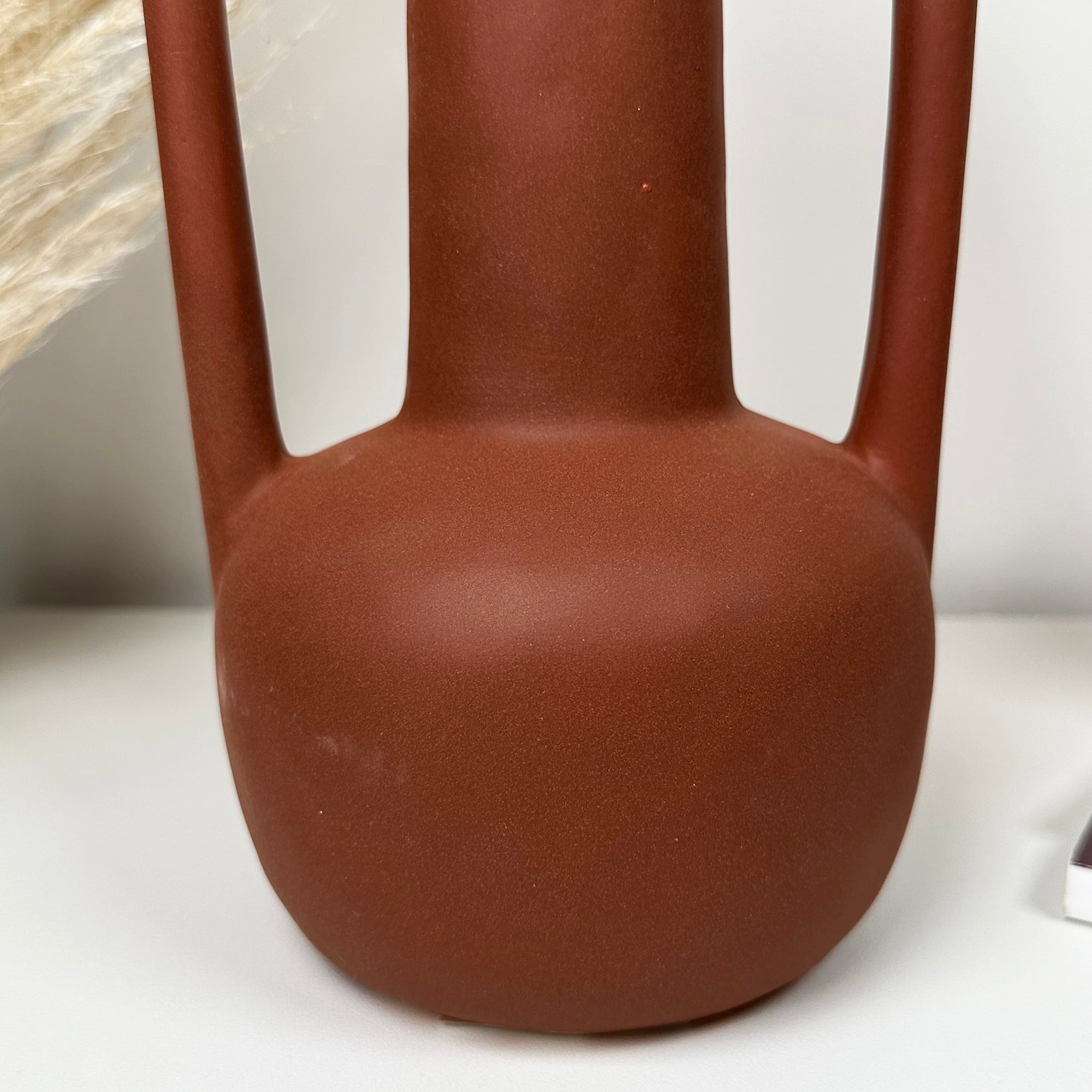 Tall Brown Vase Urn