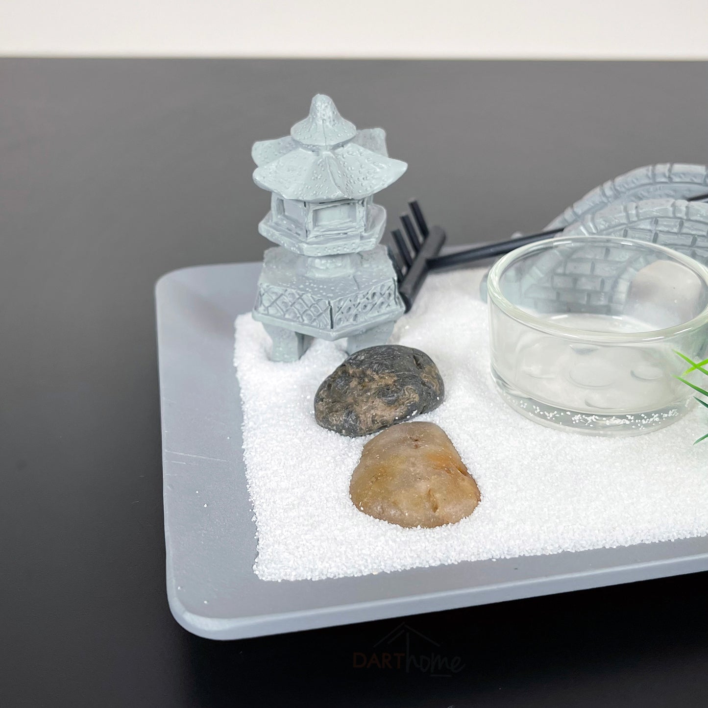 Buddha Zen Garden Kit Rechteckiges Tablett