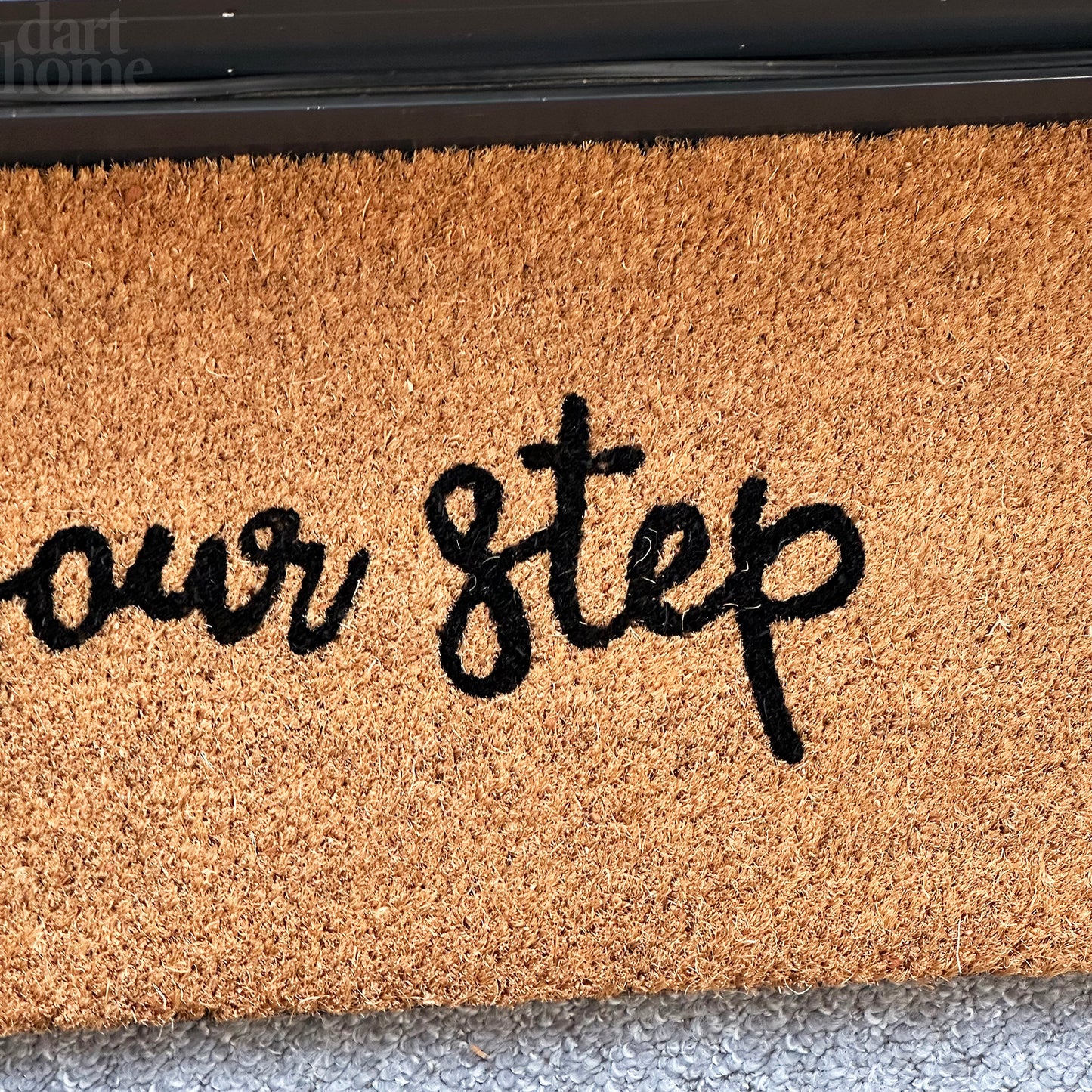 Watch Your Step Typography Door Mat 75x25cm
