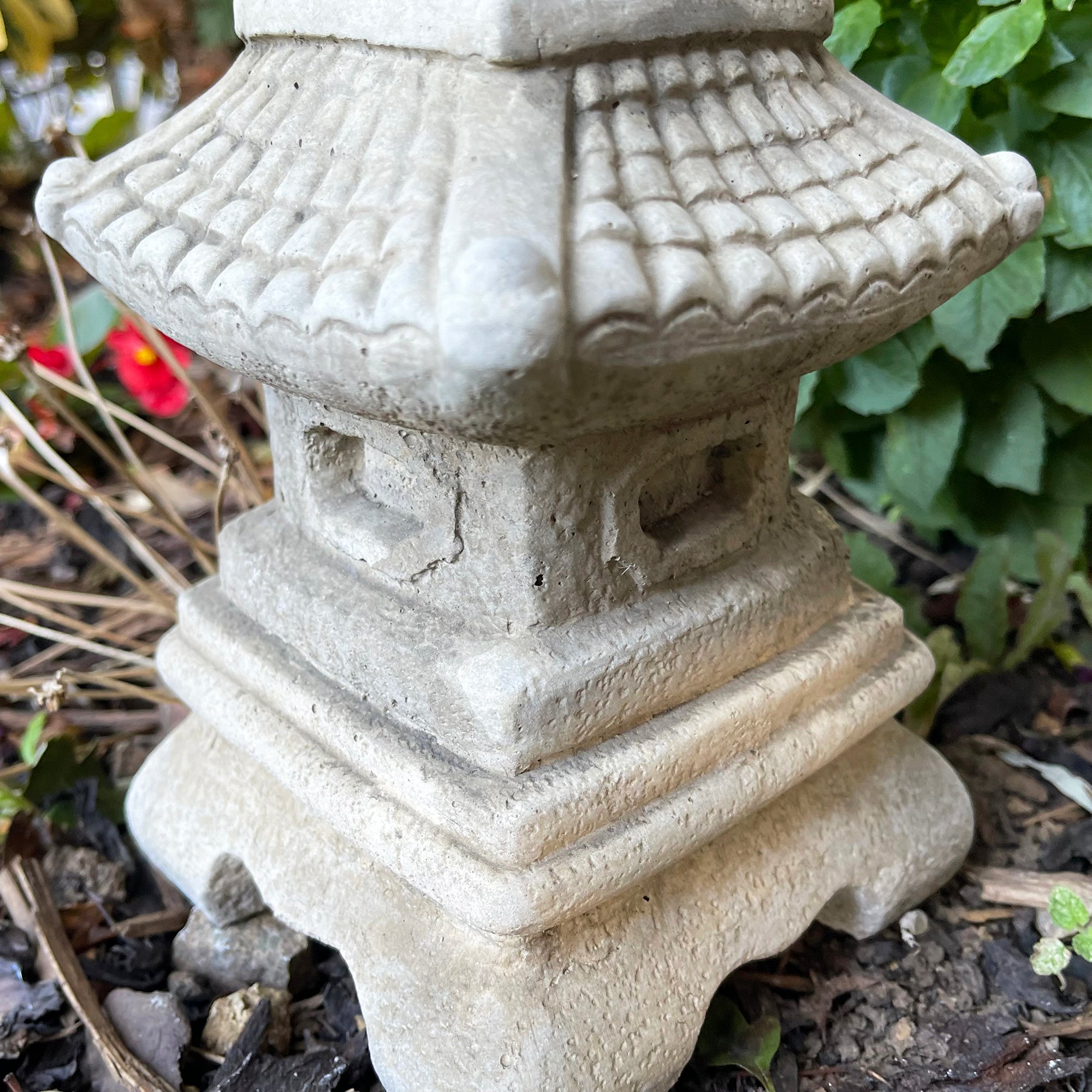 Stone Japanese Pagoda Garden Sculpture