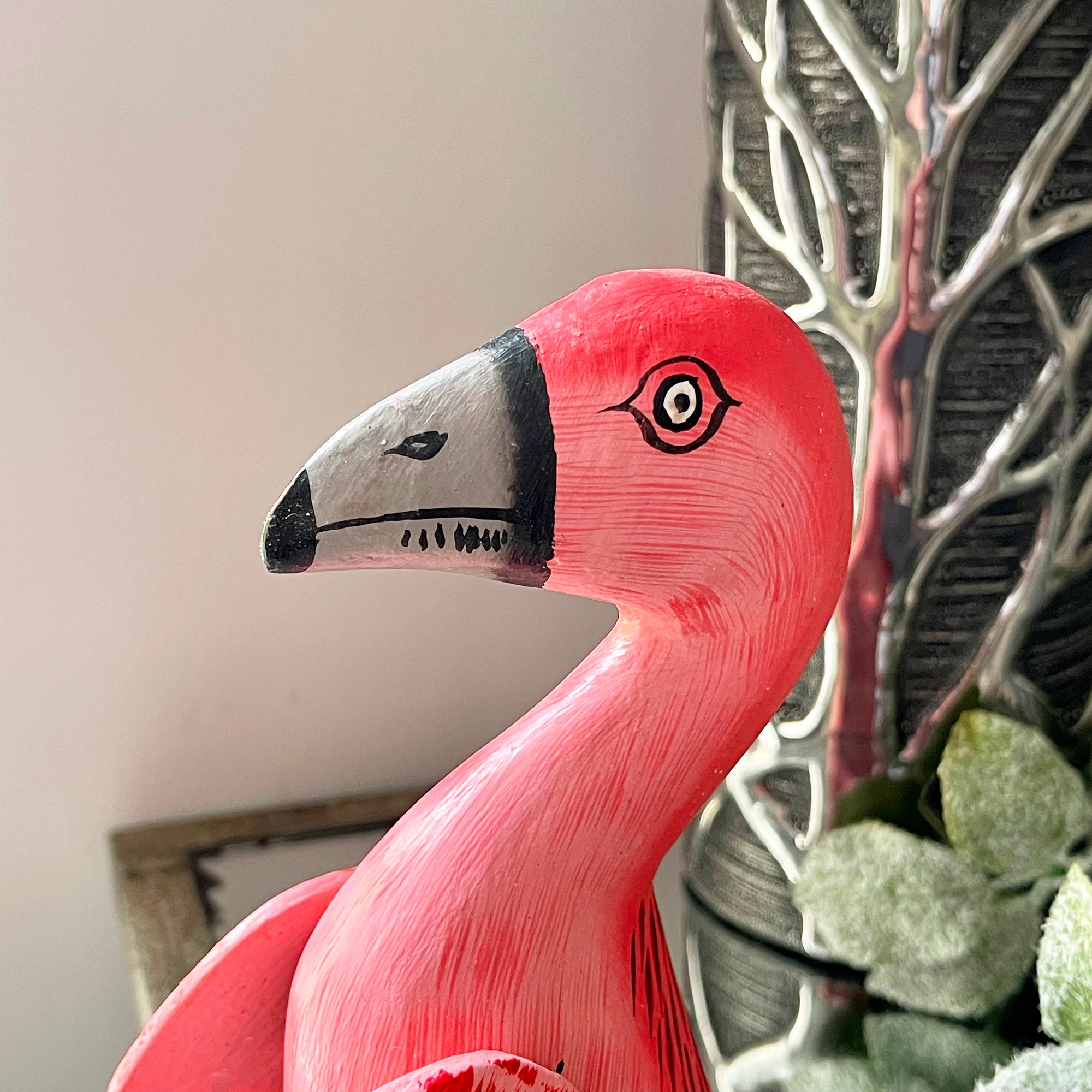 Shelf Sitter Pink Flamingo Ornament