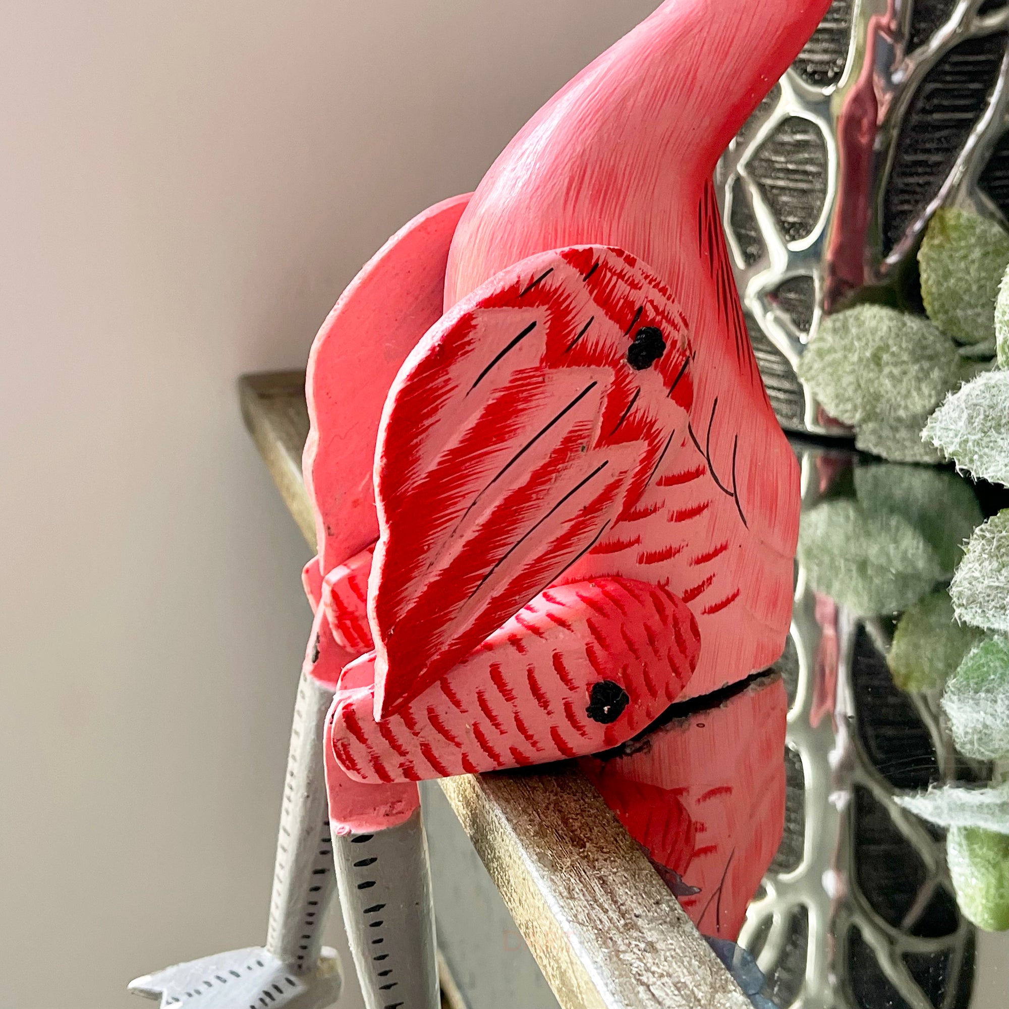 Shelf Sitter Pink Flamingo Ornament