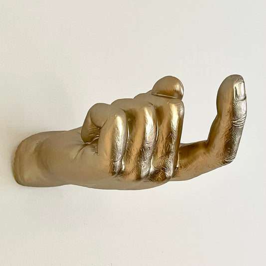 Gold Come Here Hand Wall Decoration