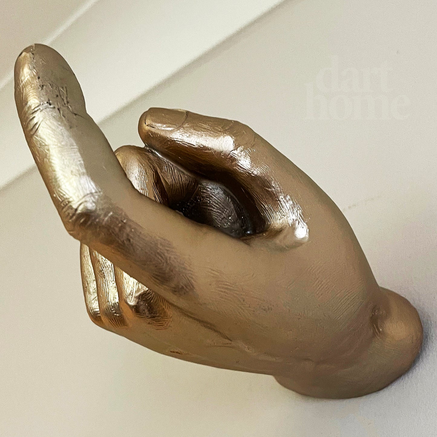 Gold Come Here Hand Wall Decoration