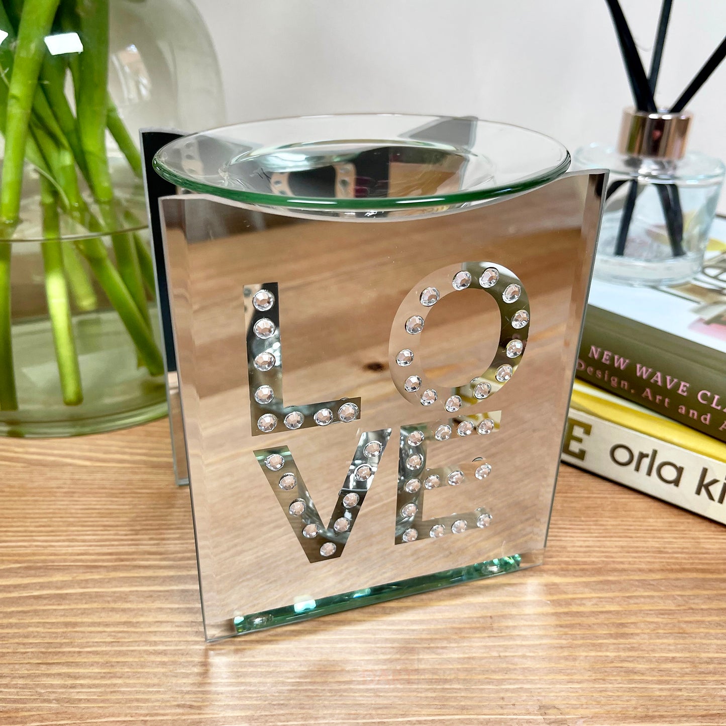 Glas Love Wachsschmelzwärmer