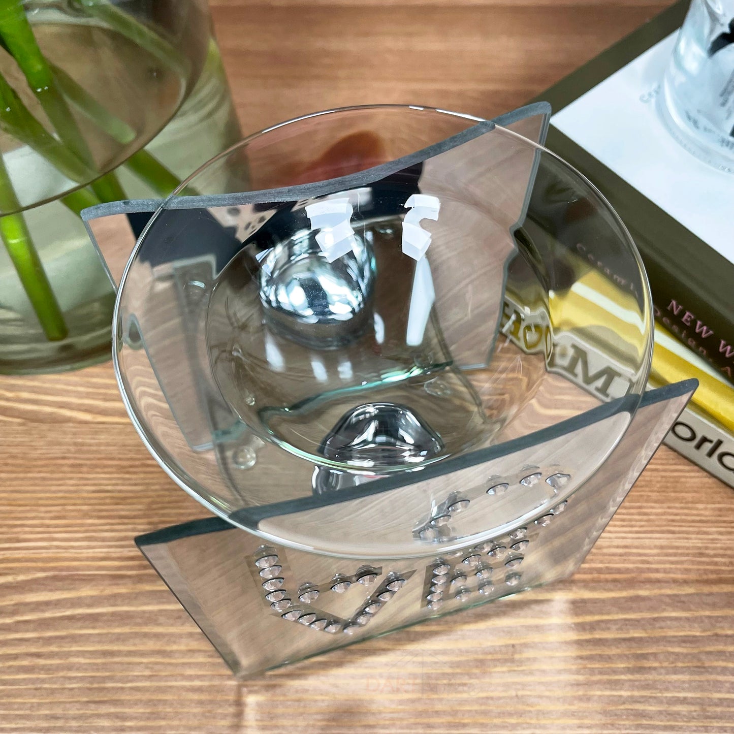 Glas Love Wachsschmelzwärmer