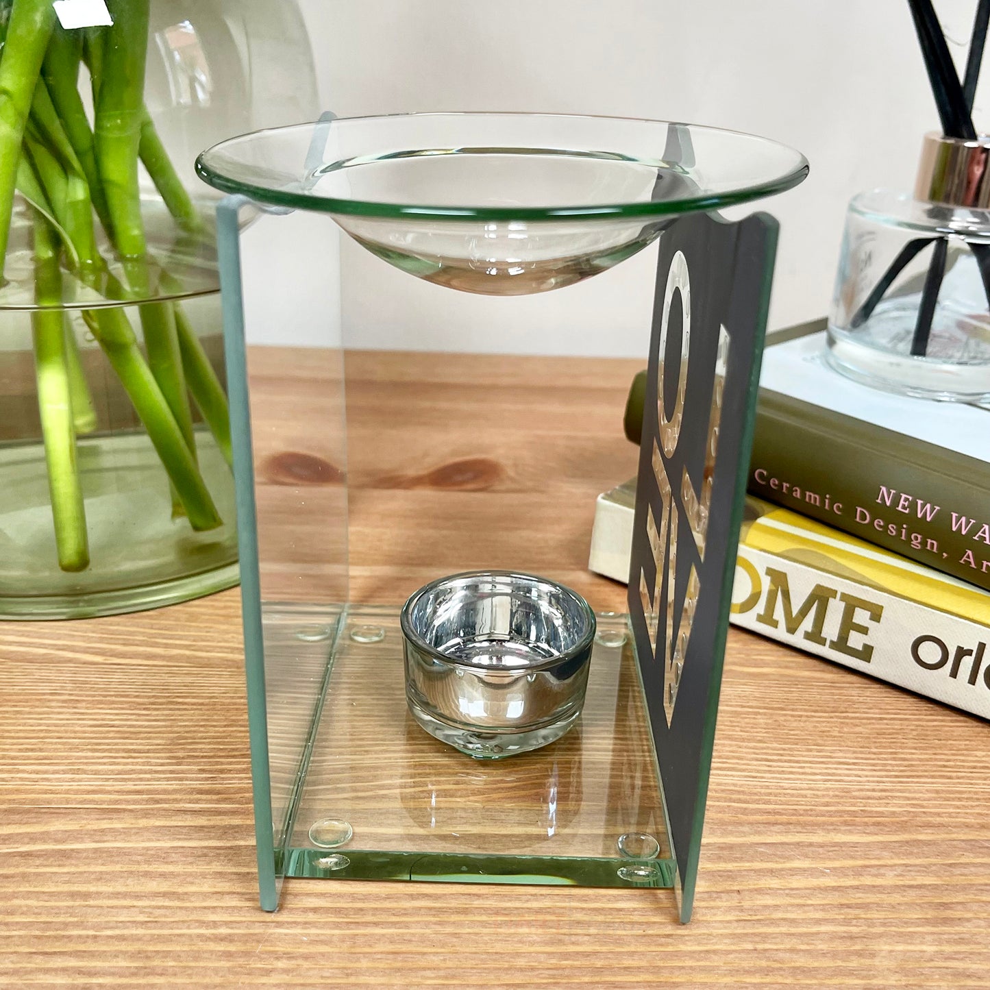 Glas Love Wachsschmelzwärmer