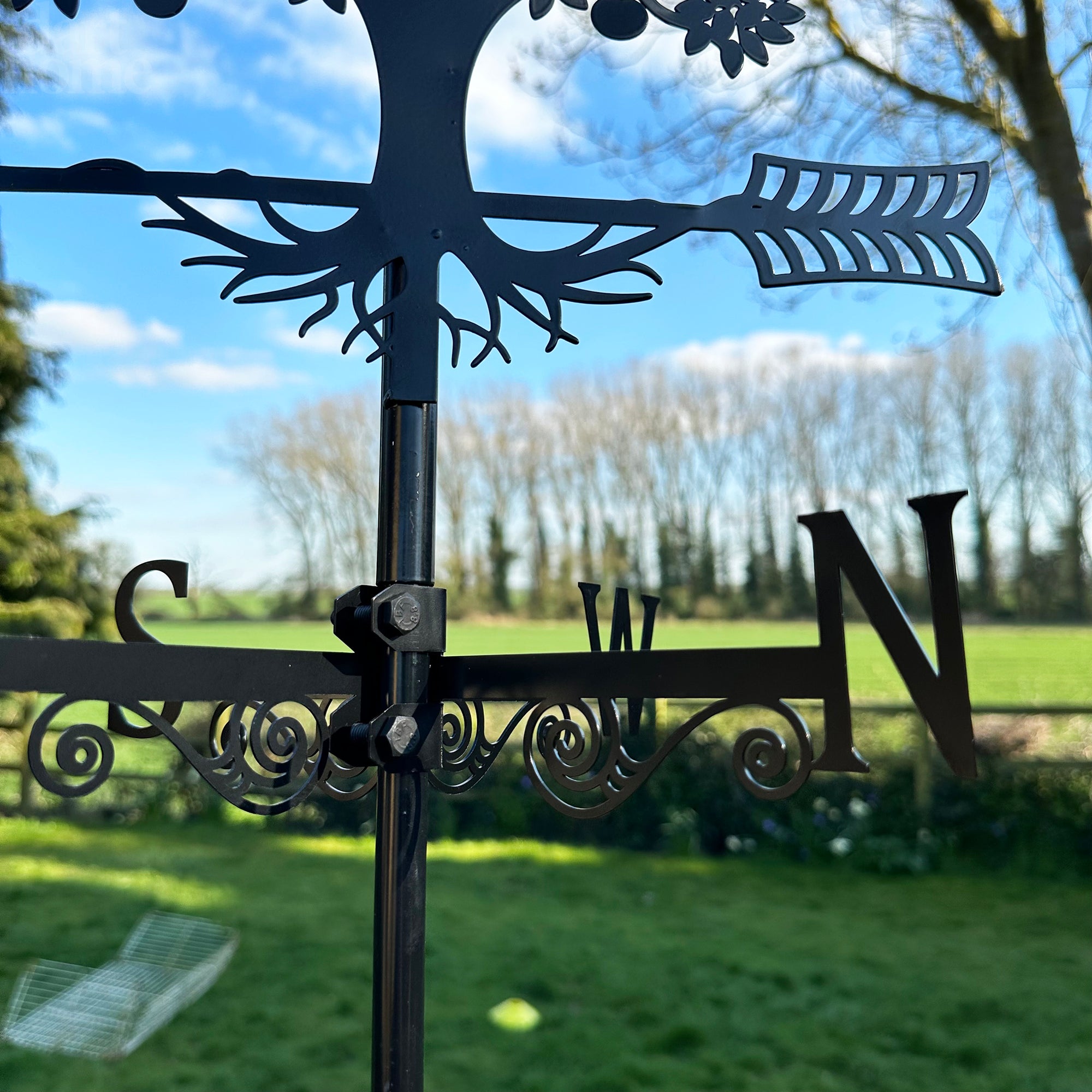 Apple Tree Silhouette Weathervane