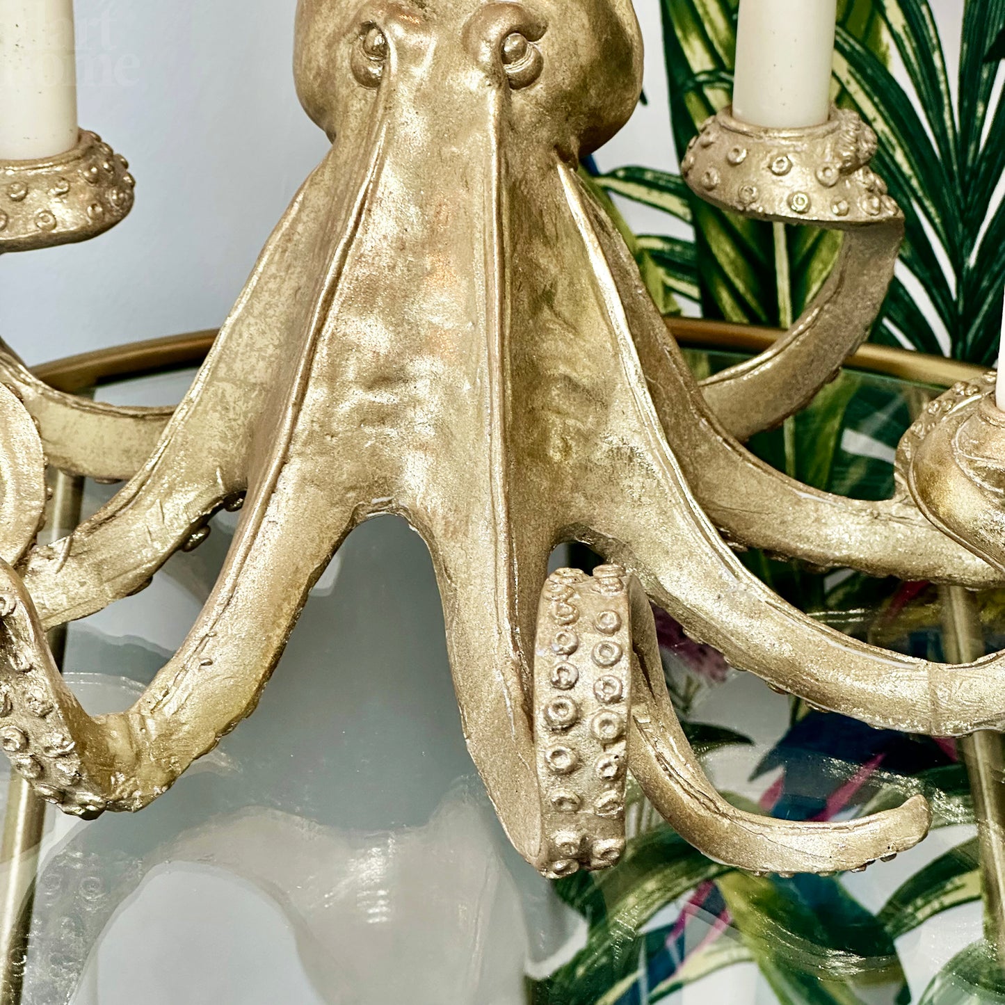 Gold Ollie Octopus Candlestick Holder